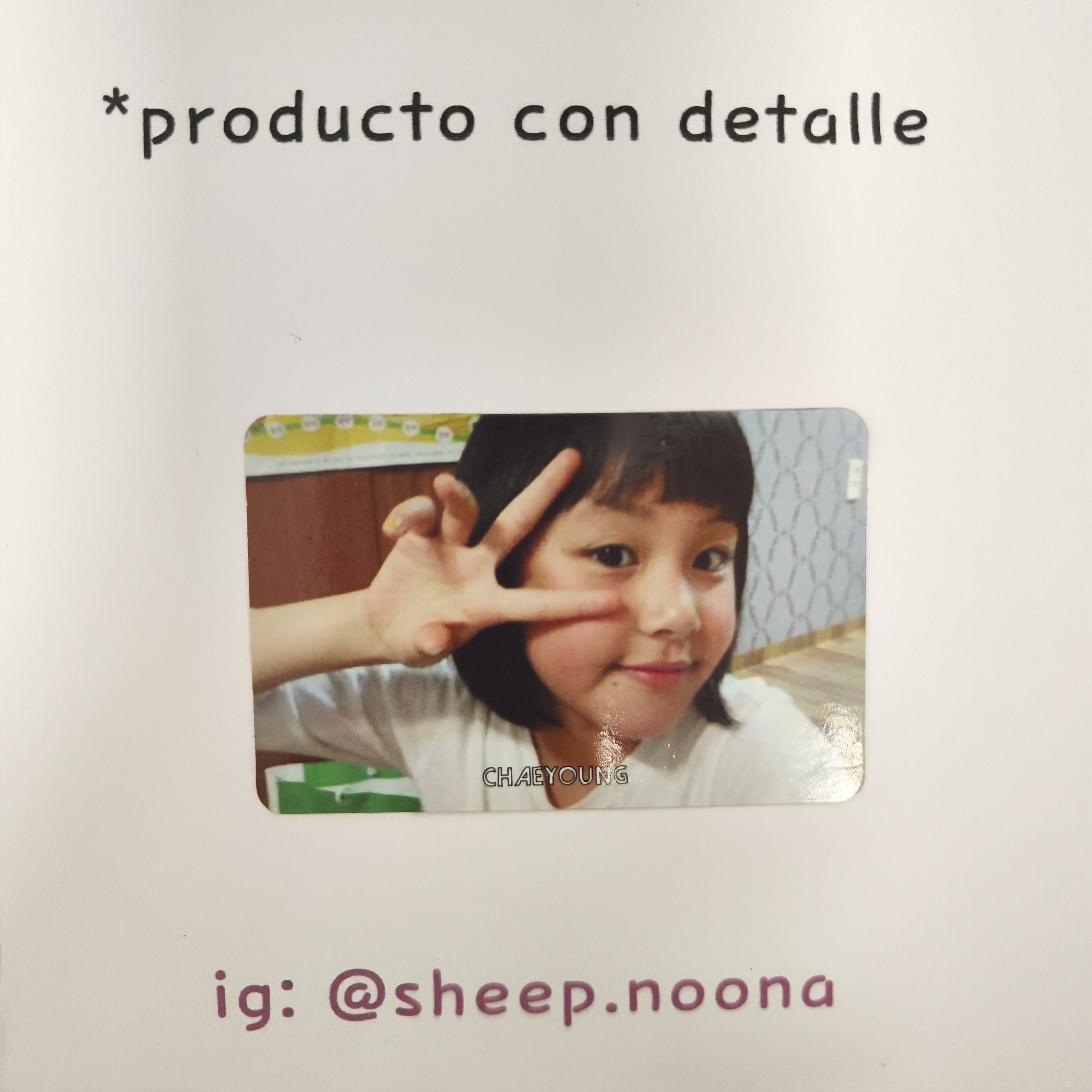 Photocards Chaeyoung Twice