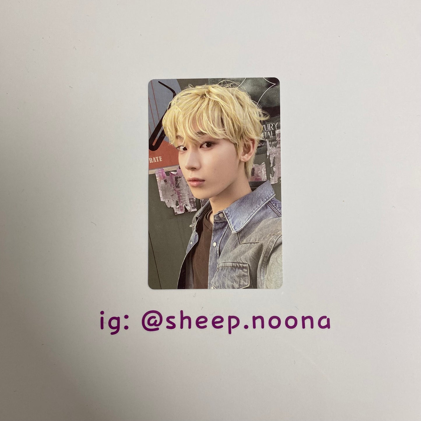 Photocards Sunoo Enhypen