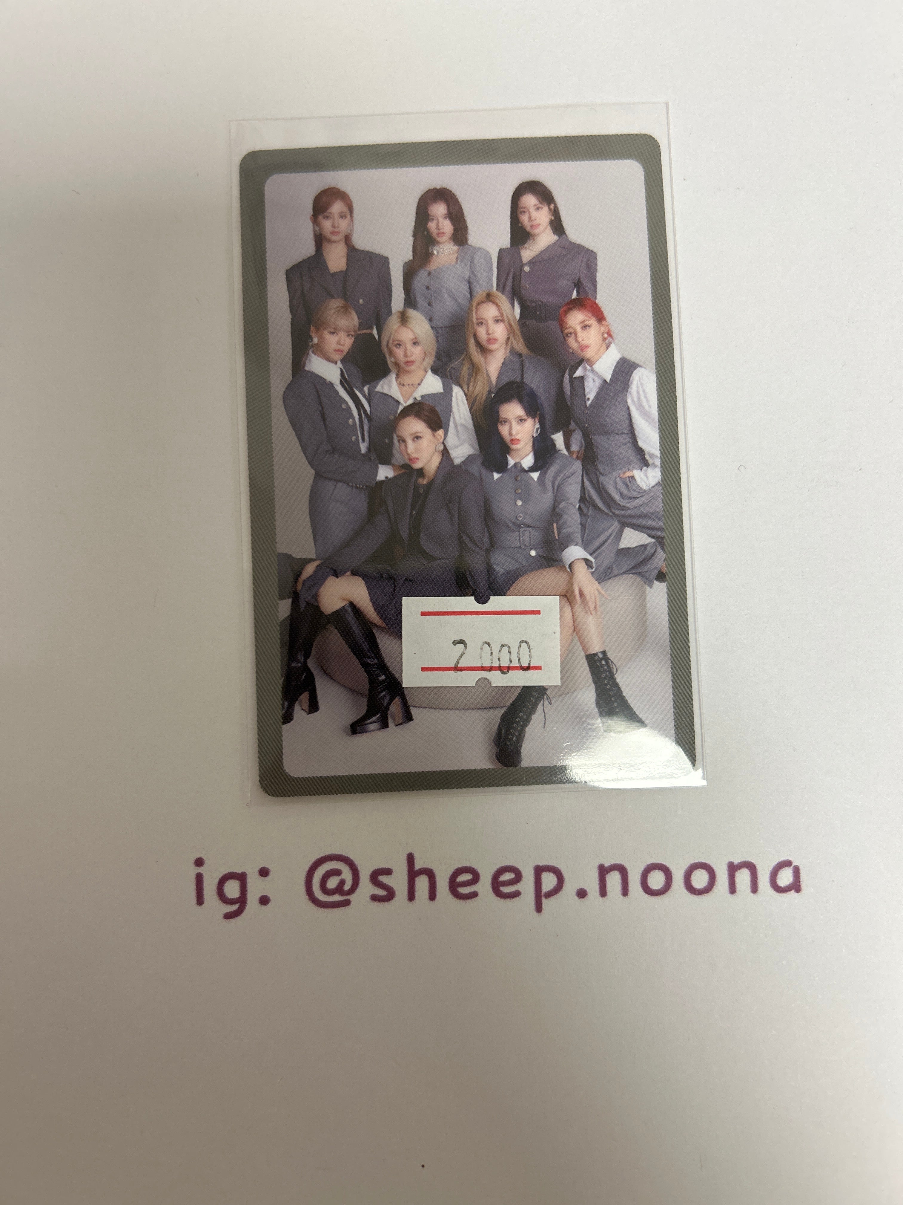 Photocards Units / Grupales Twice