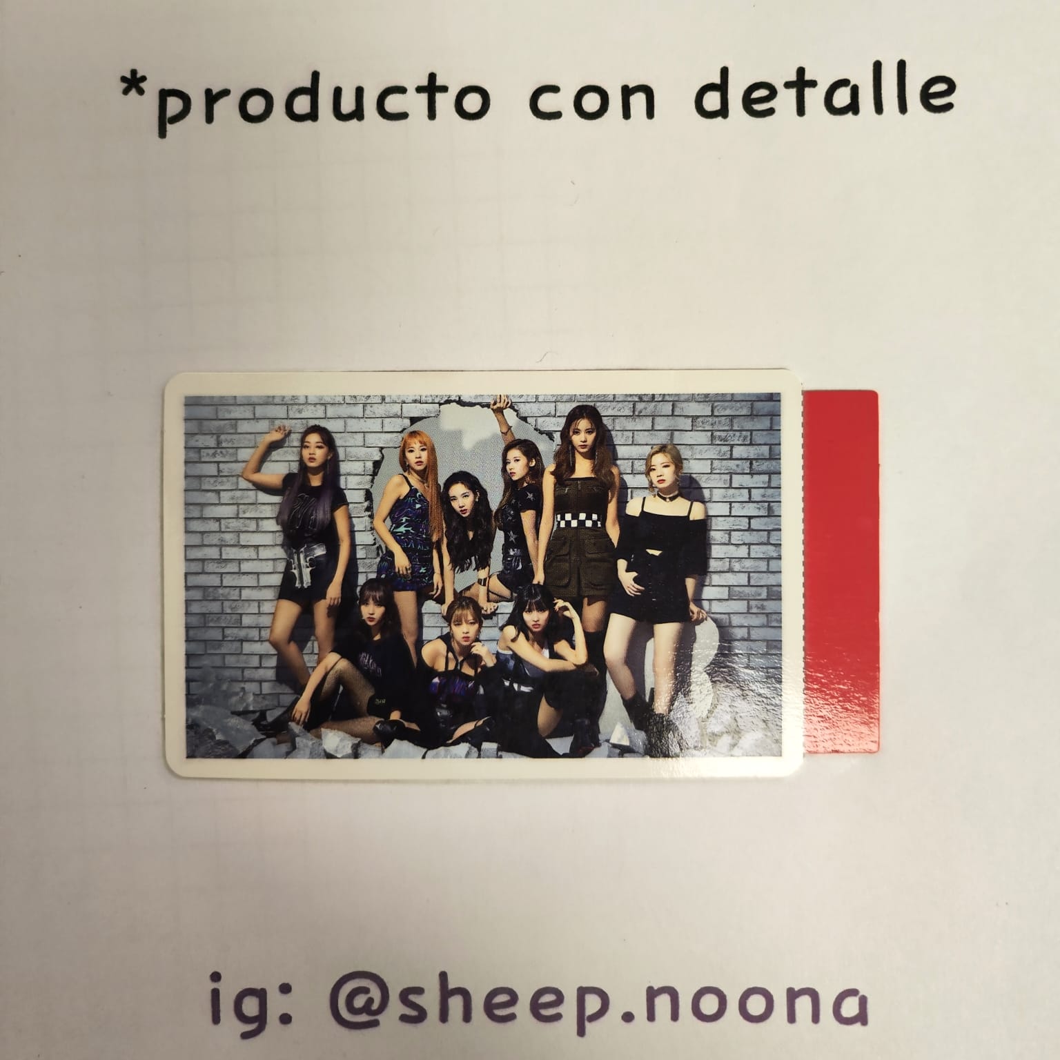 Photocards Units / Grupales Twice