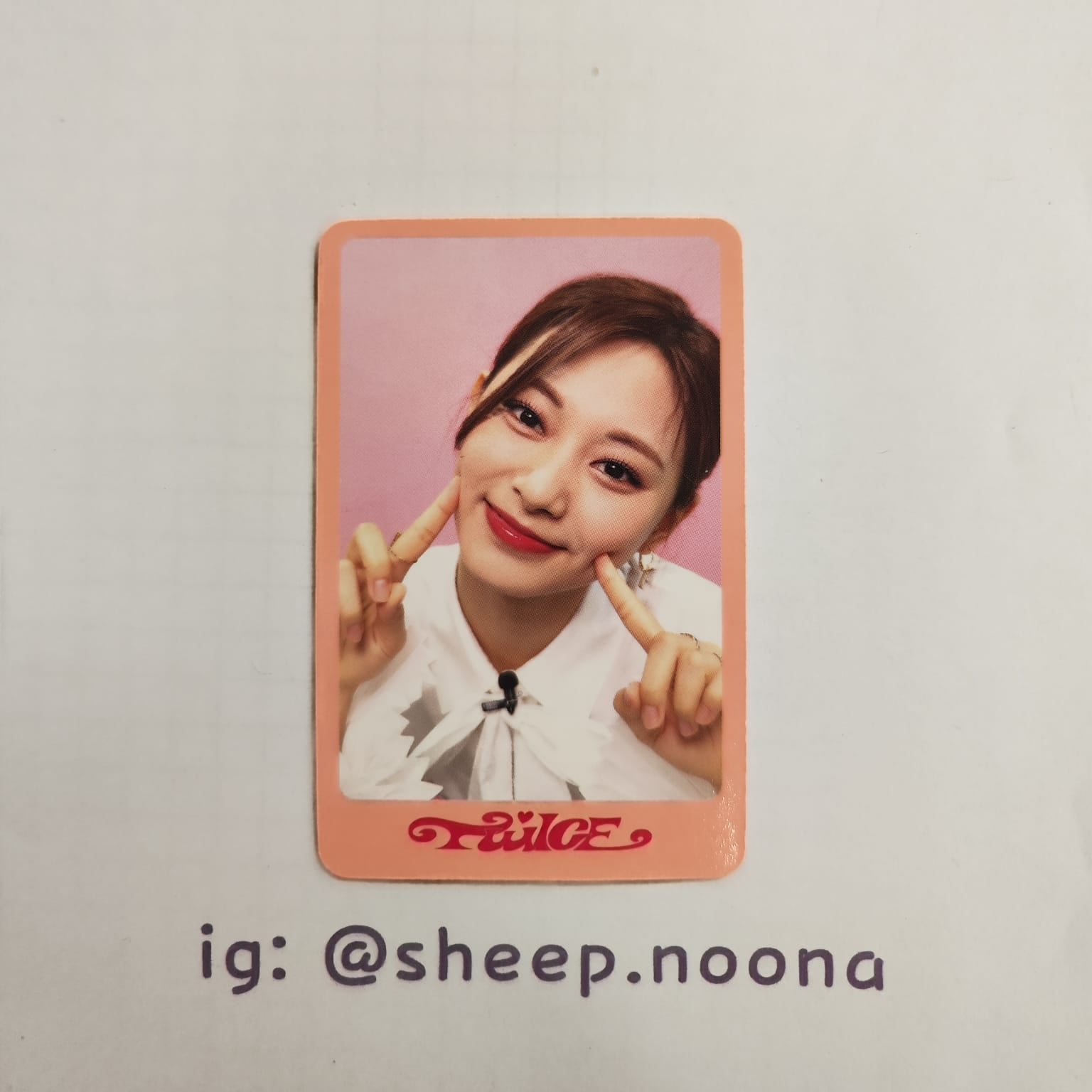Photocards Tzuyu Twice