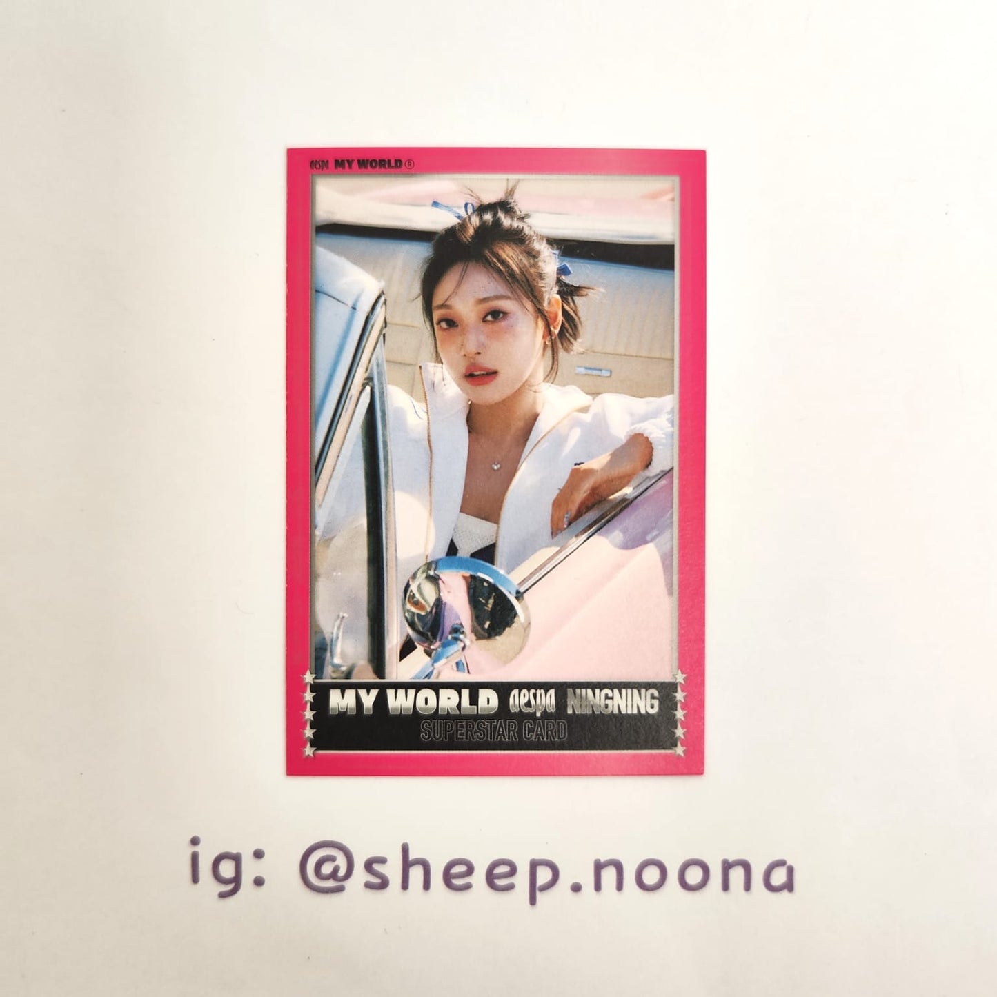 Photocards Ningning Aespa