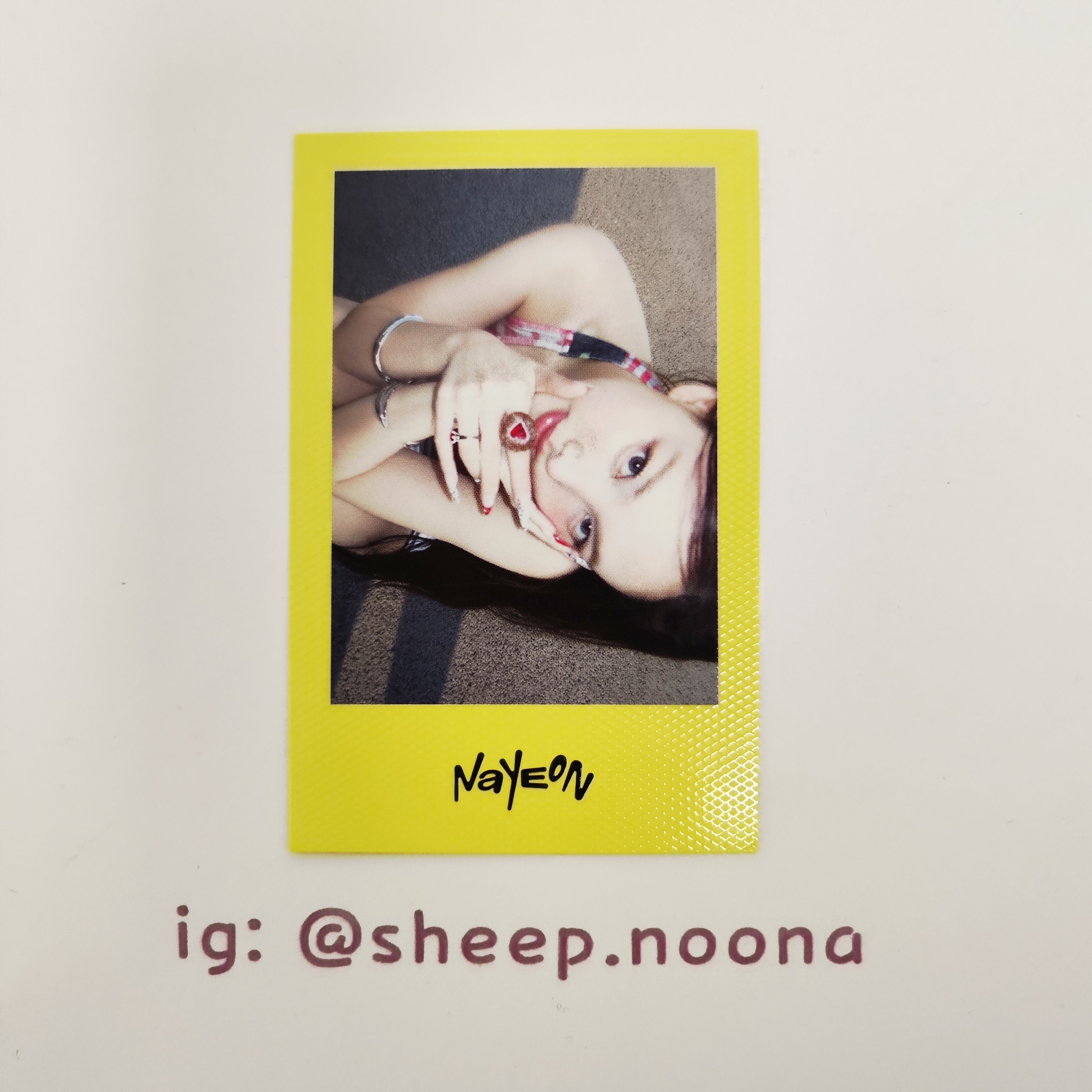 Photocard Nayeon Twice