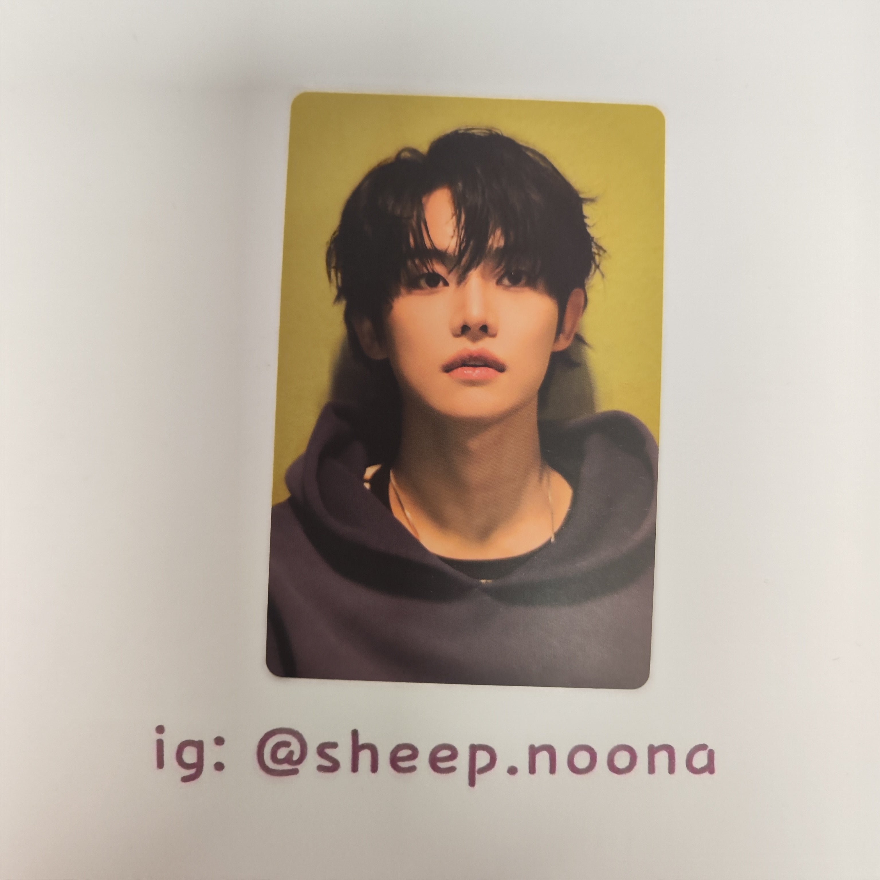 Photocards Minwook CLOSE YOUR EYES