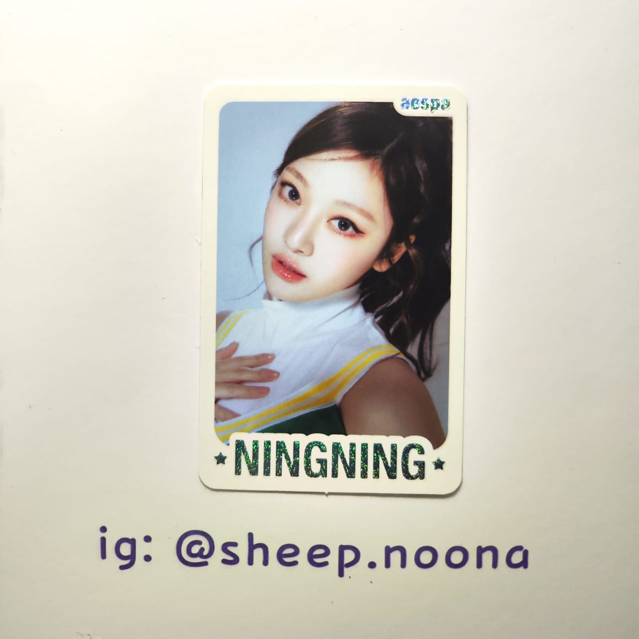 Photocards Ningning Aespa