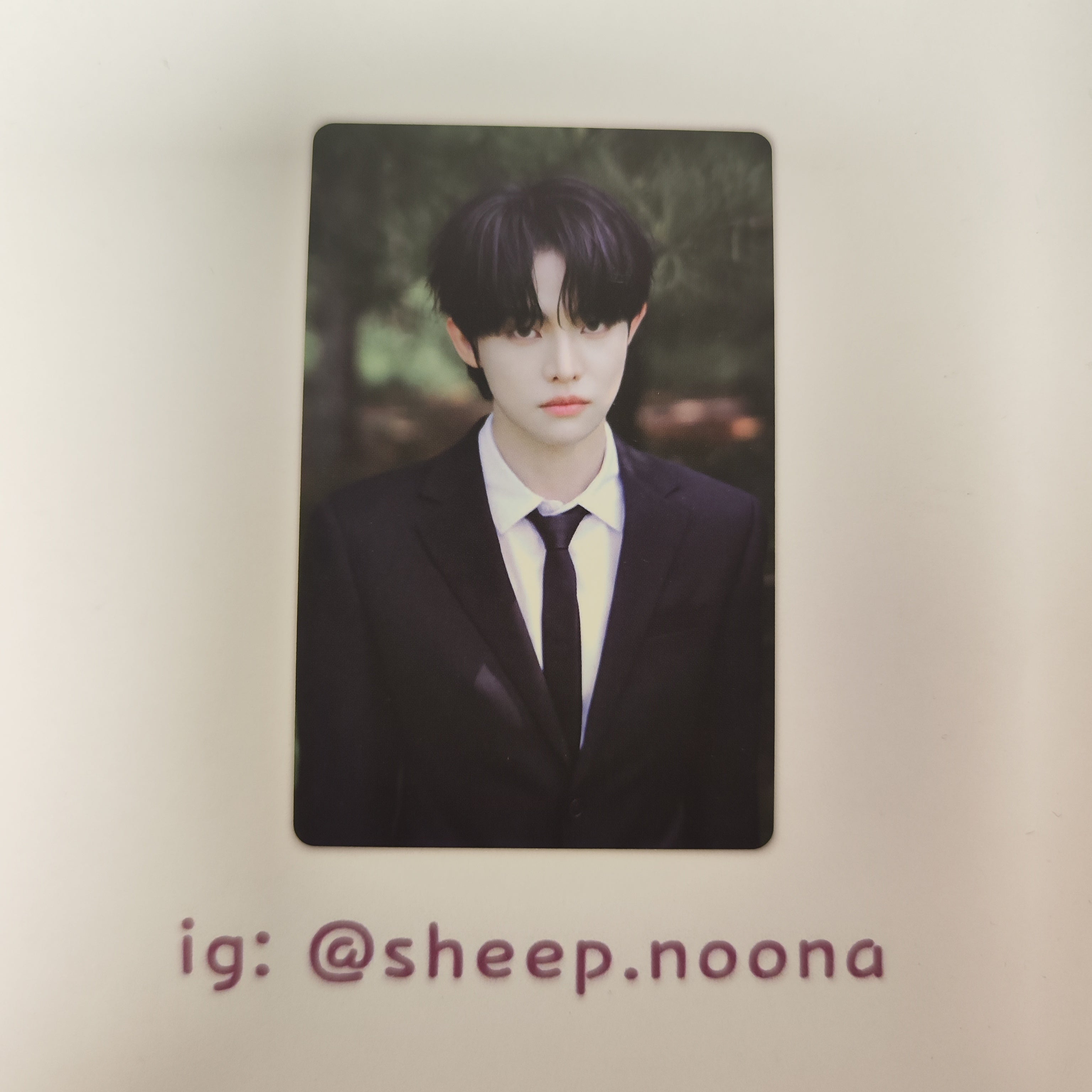 Photocards Minwook CLOSE YOUR EYES