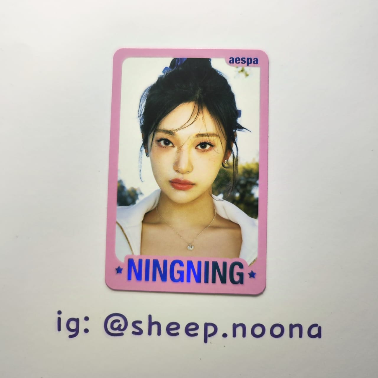 Photocards Ningning Aespa