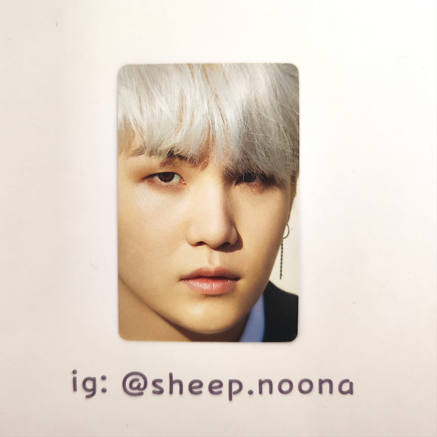 Photocards Suga BTS