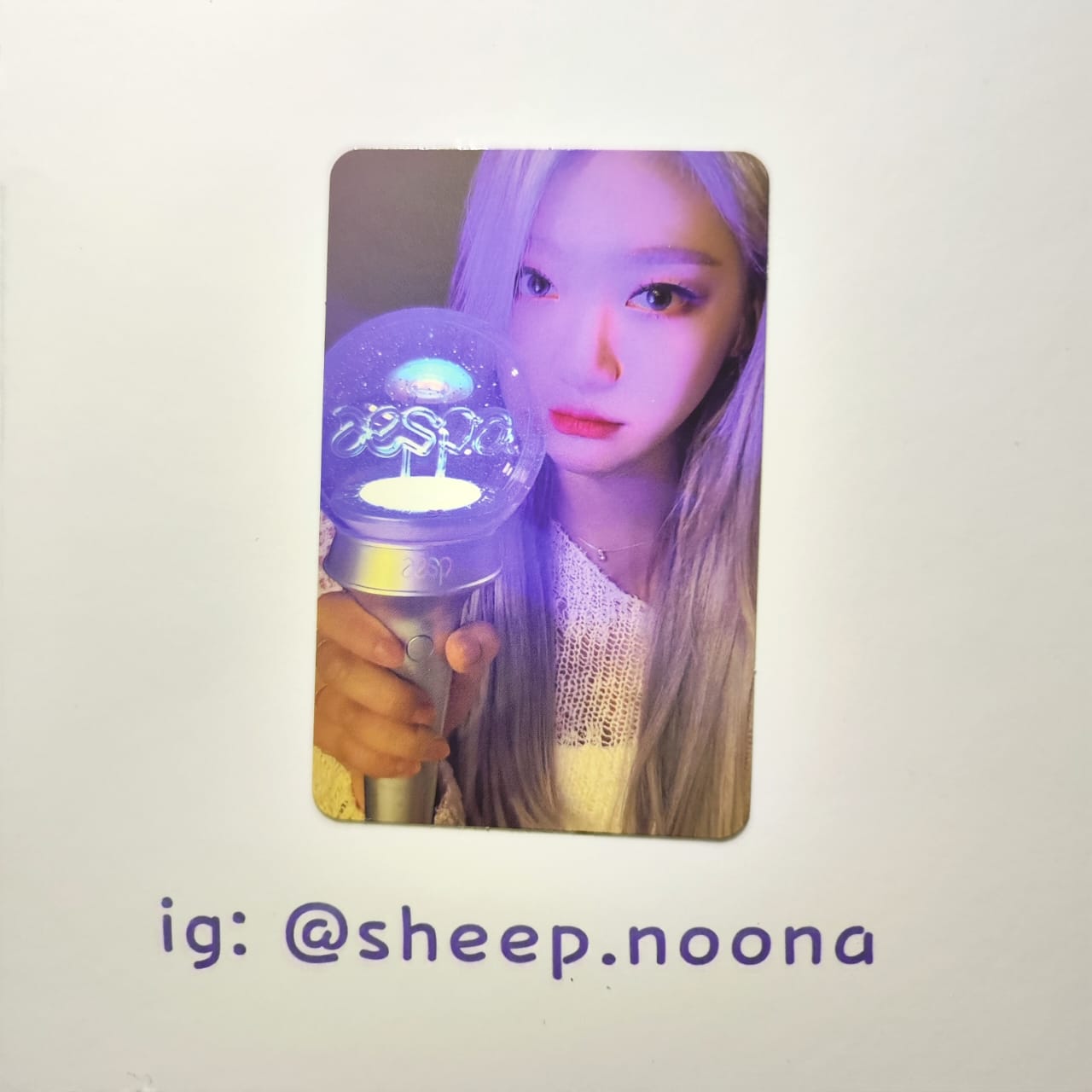 Photocards Ningning Aespa