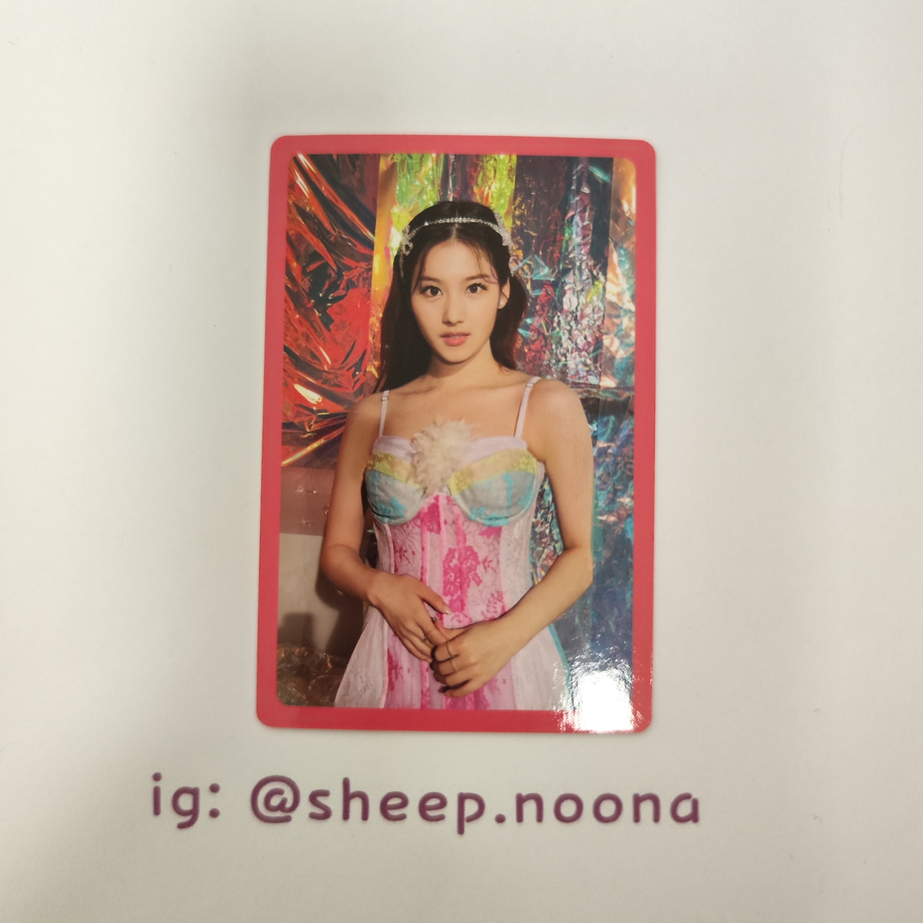 Photocard Sana Twice