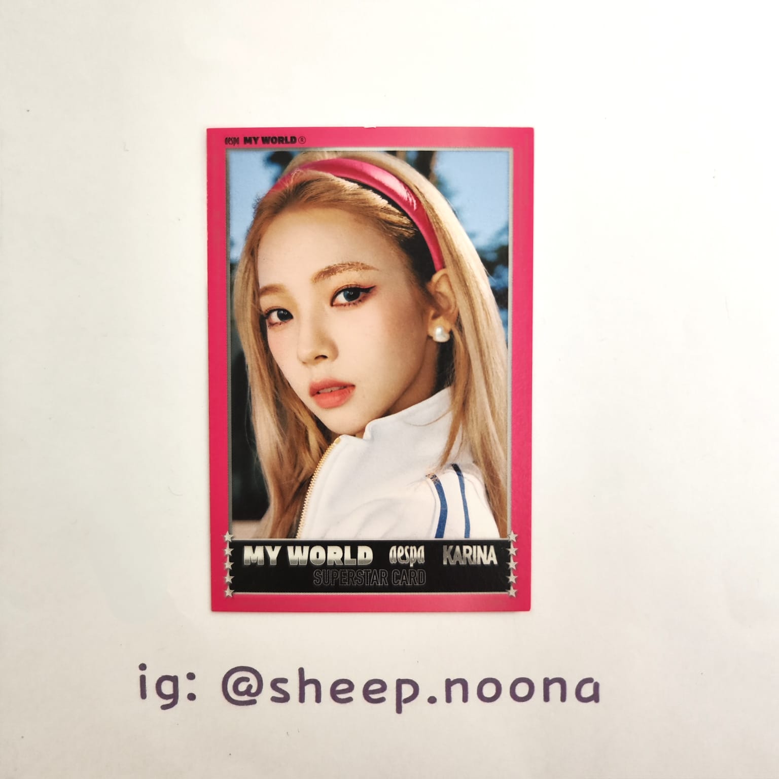 Photocards Karina Aespa