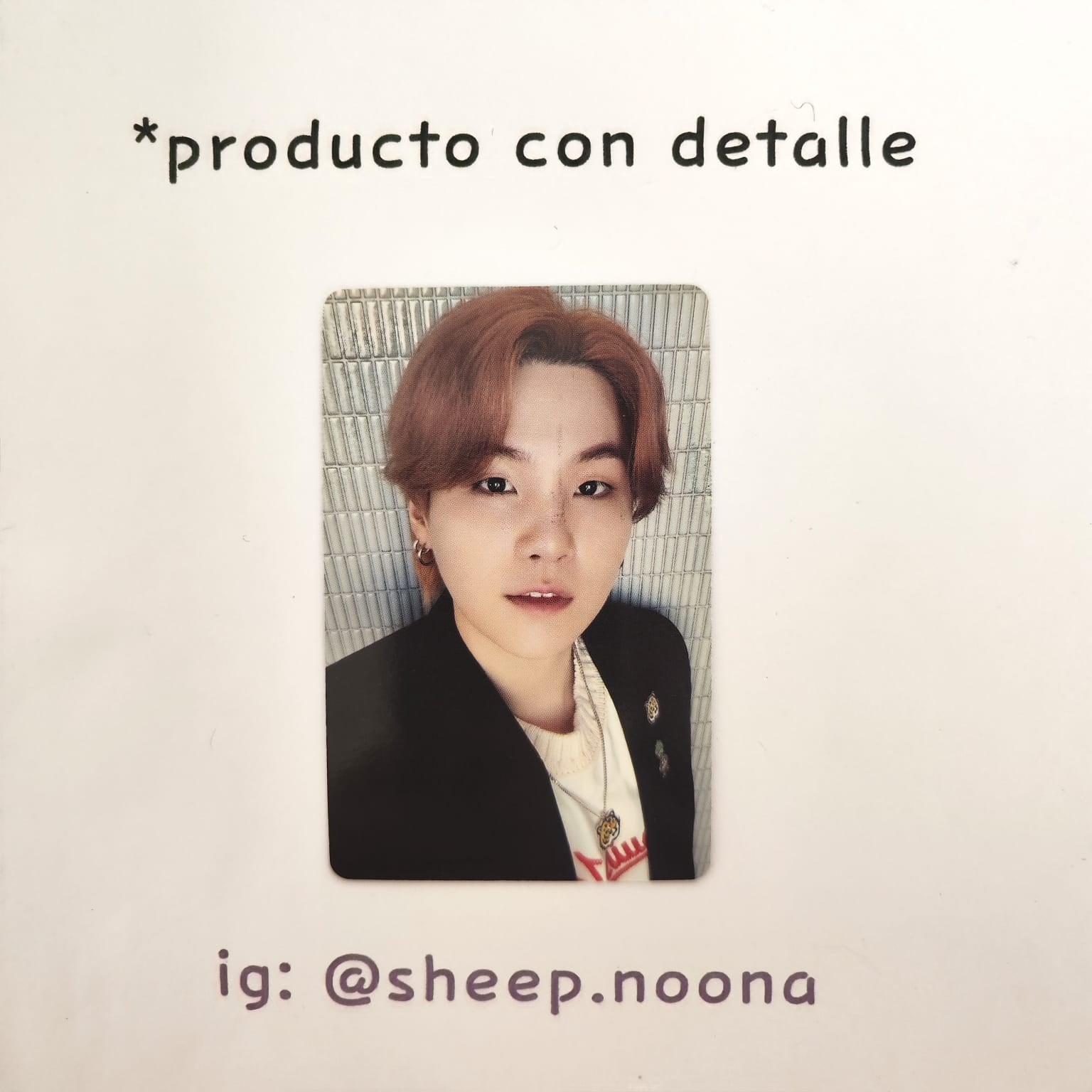 Photocards Suga BTS