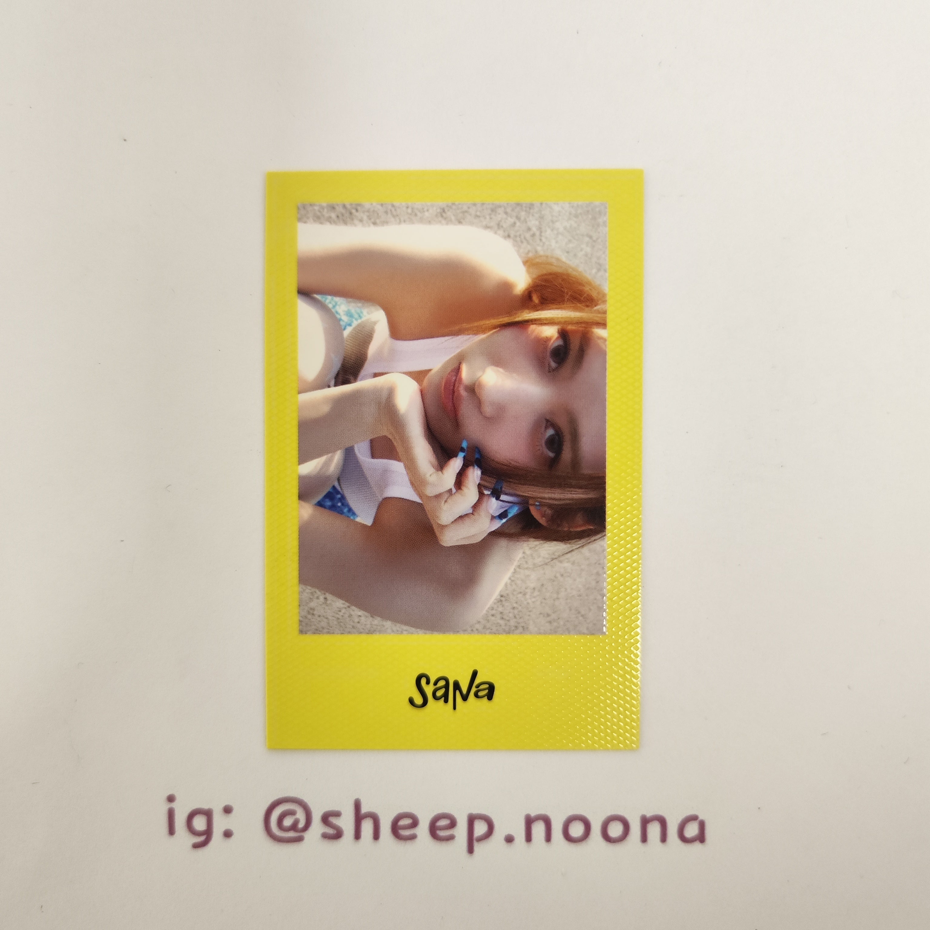 Photocard Sana Twice