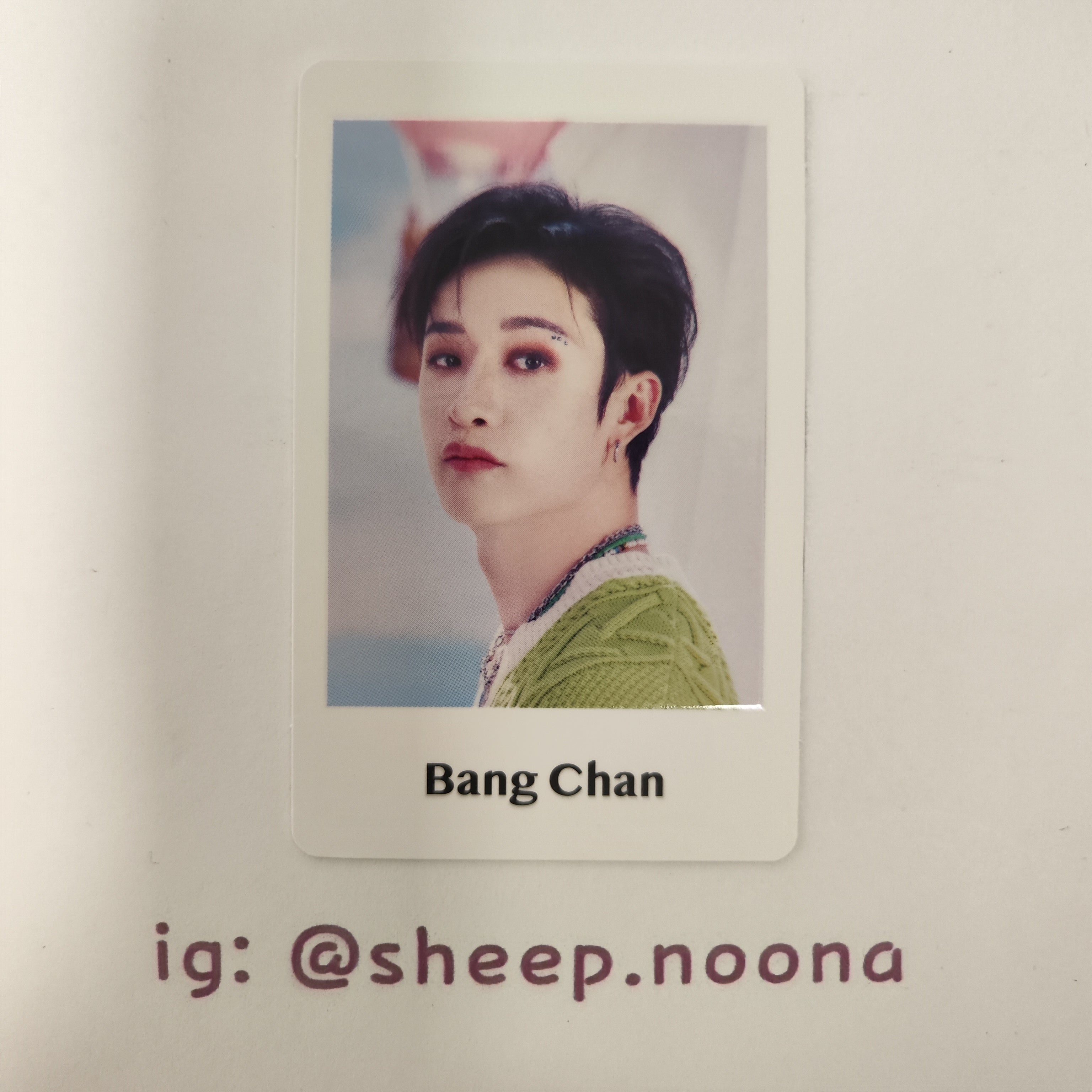 Photocards Bangchan SKZ