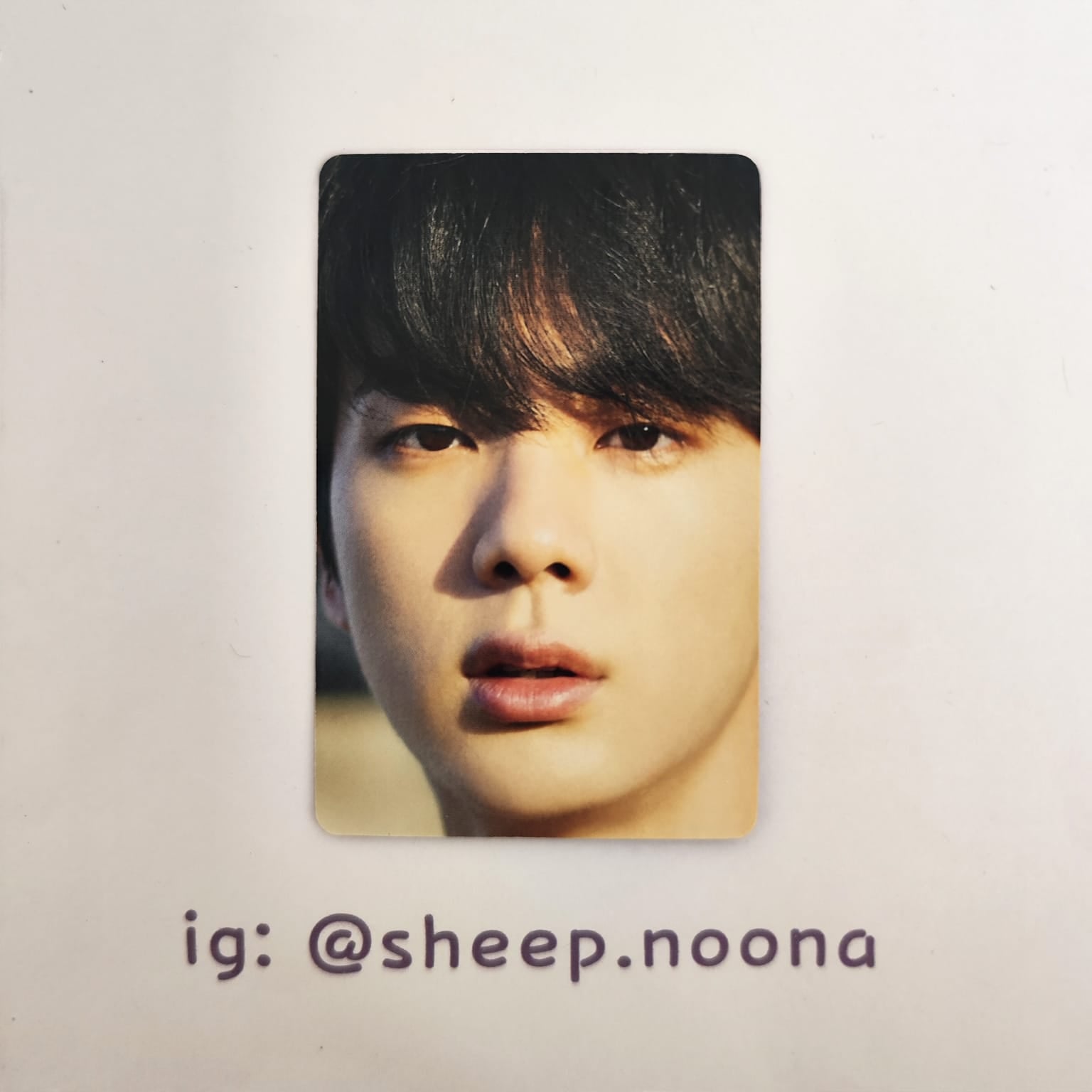 Photocards Jin BTS