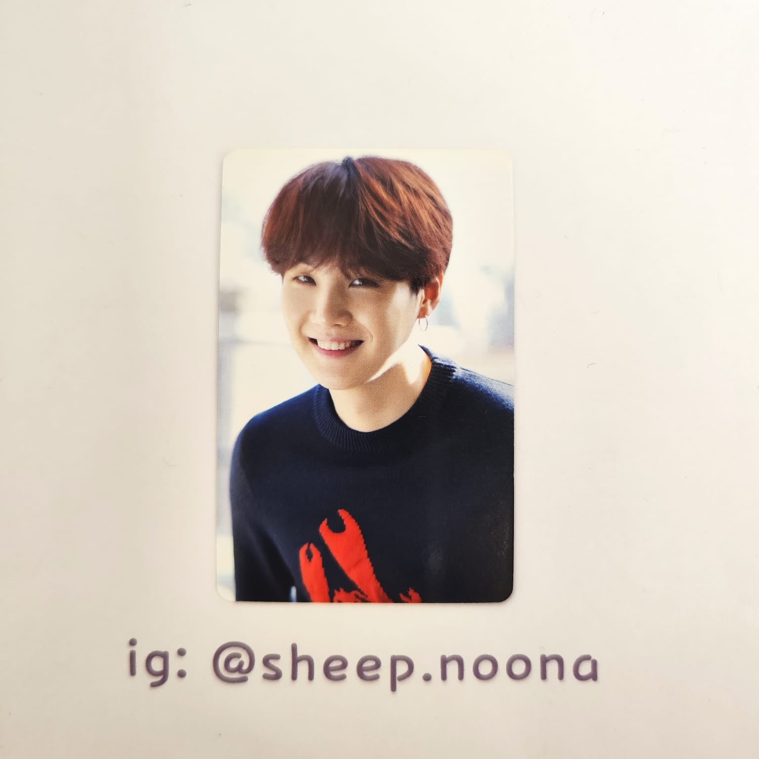 Photocards Suga BTS