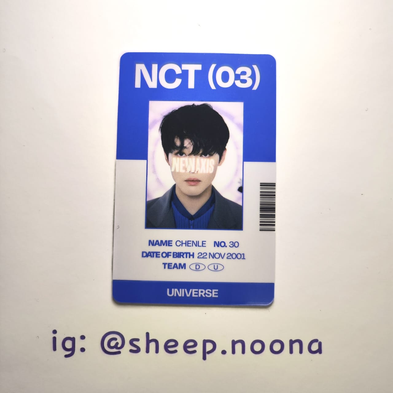 Photocards Chenle NCT Dream