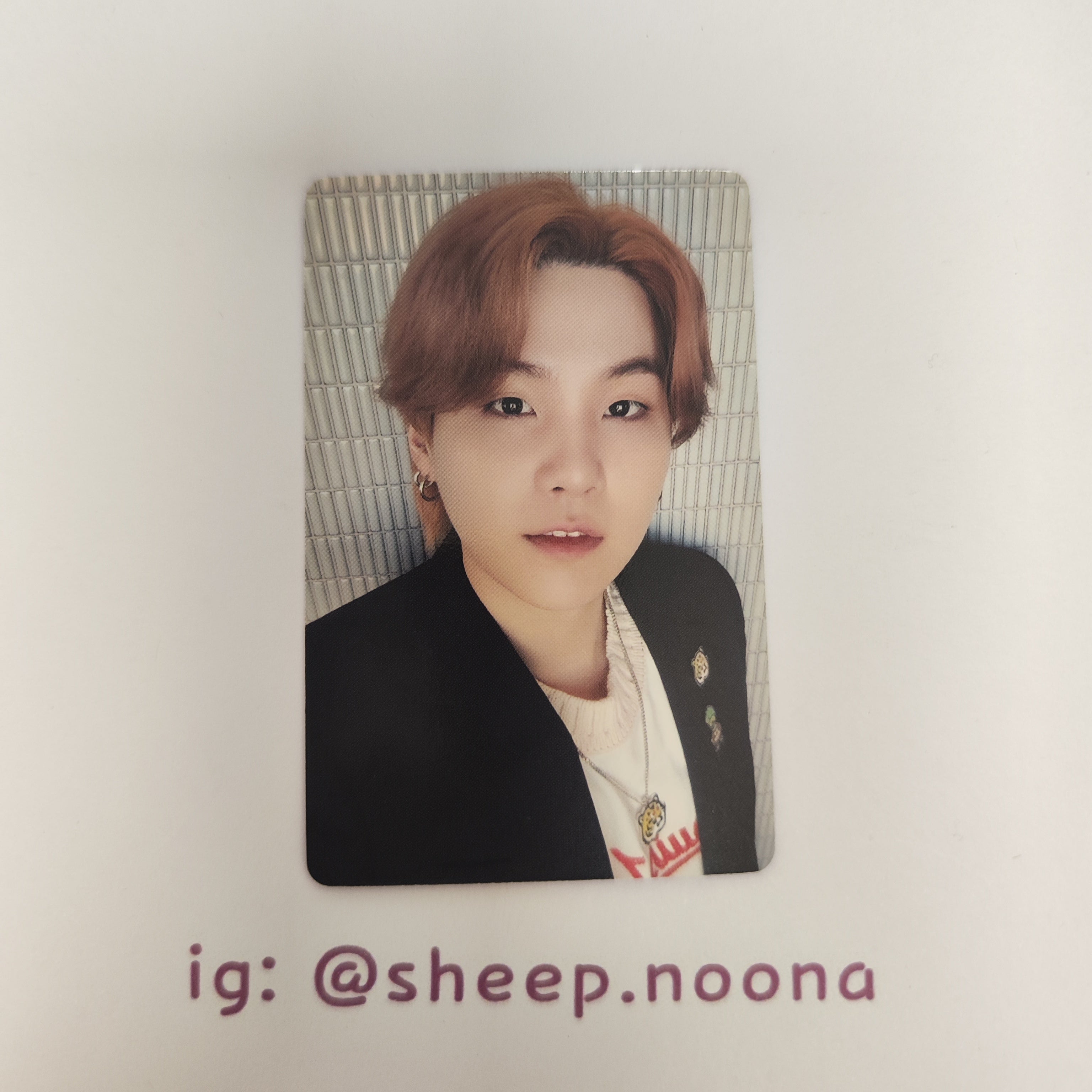 Photocards Suga BTS