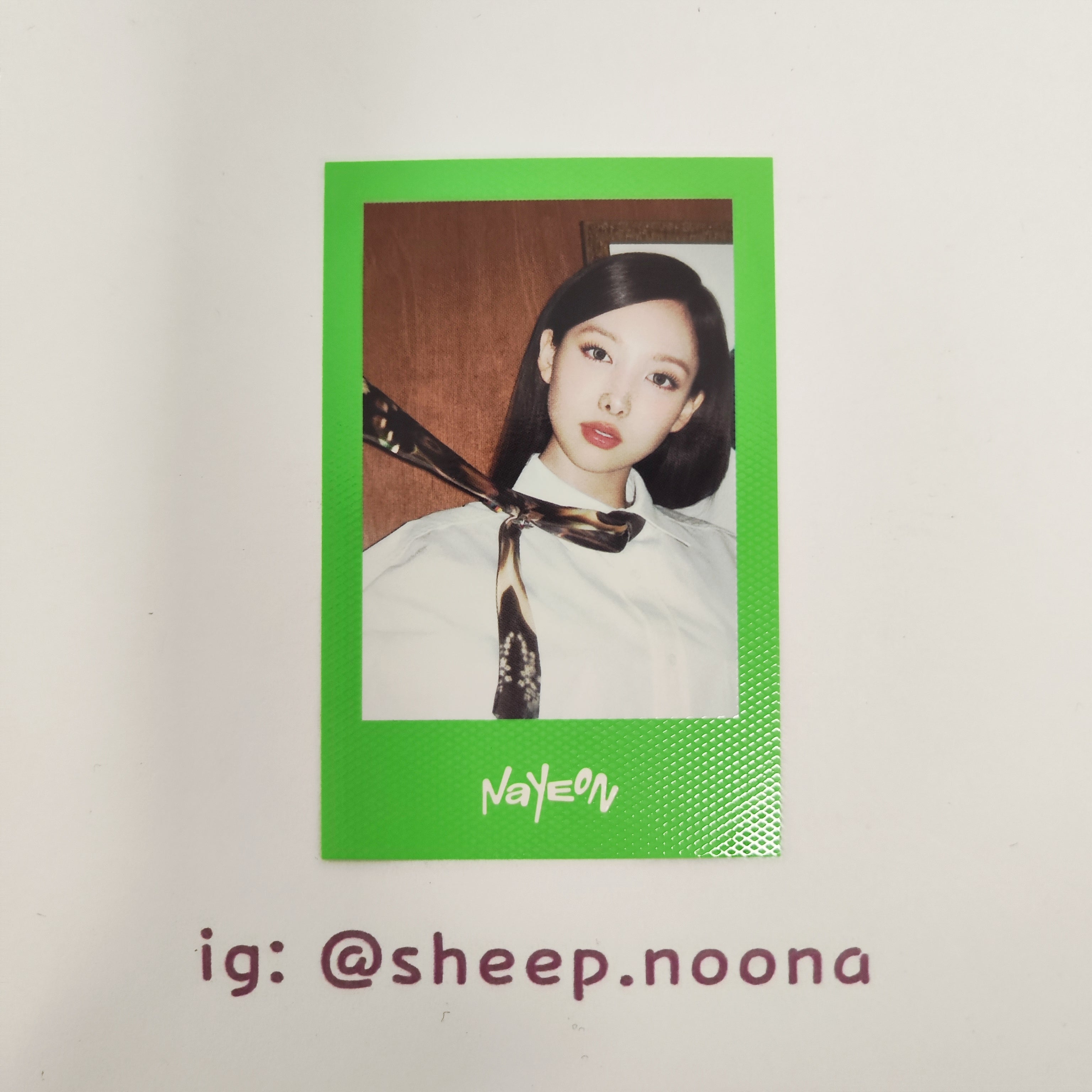 Photocard Nayeon Twice
