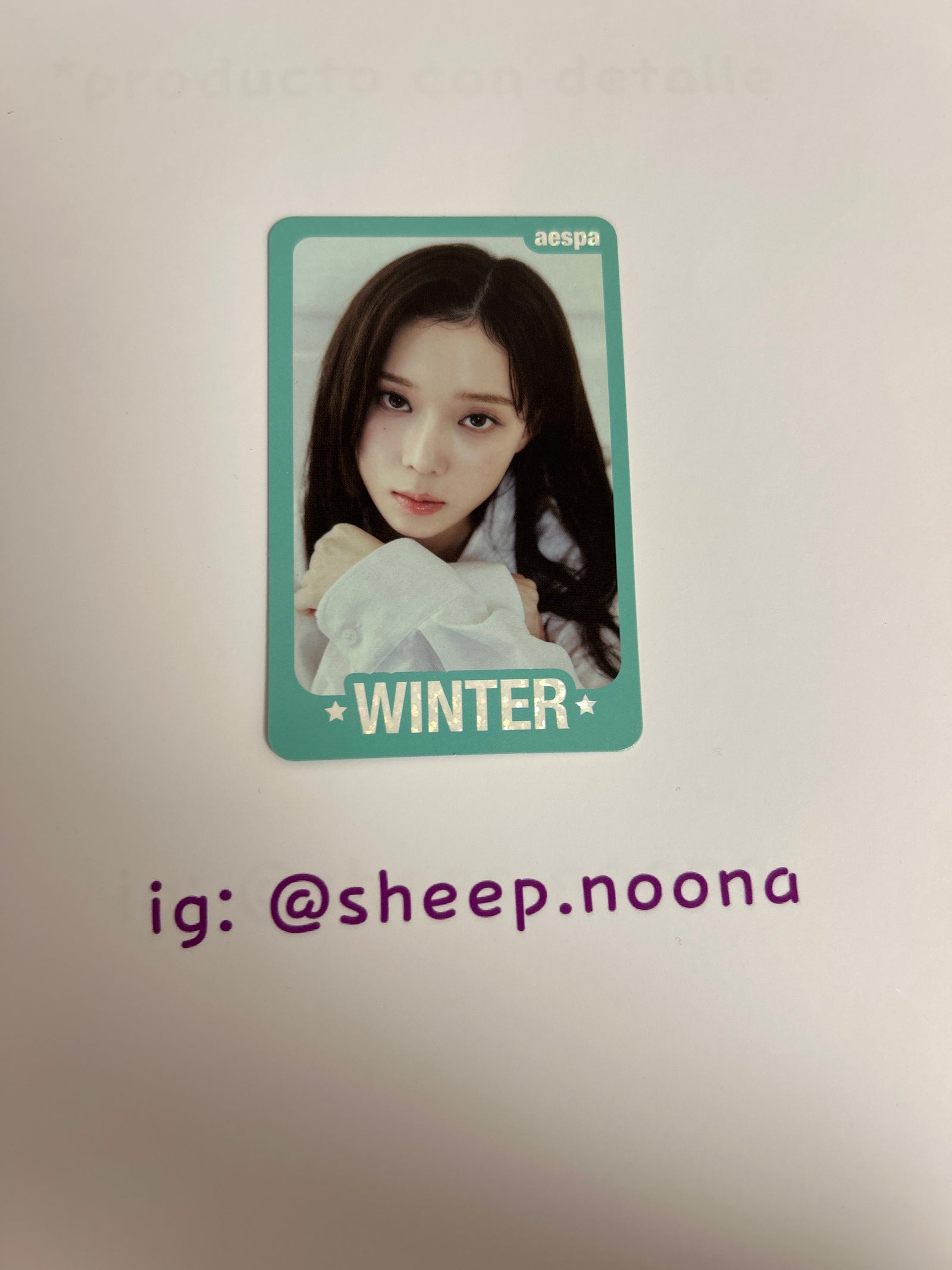 Photocards Winter Aespa