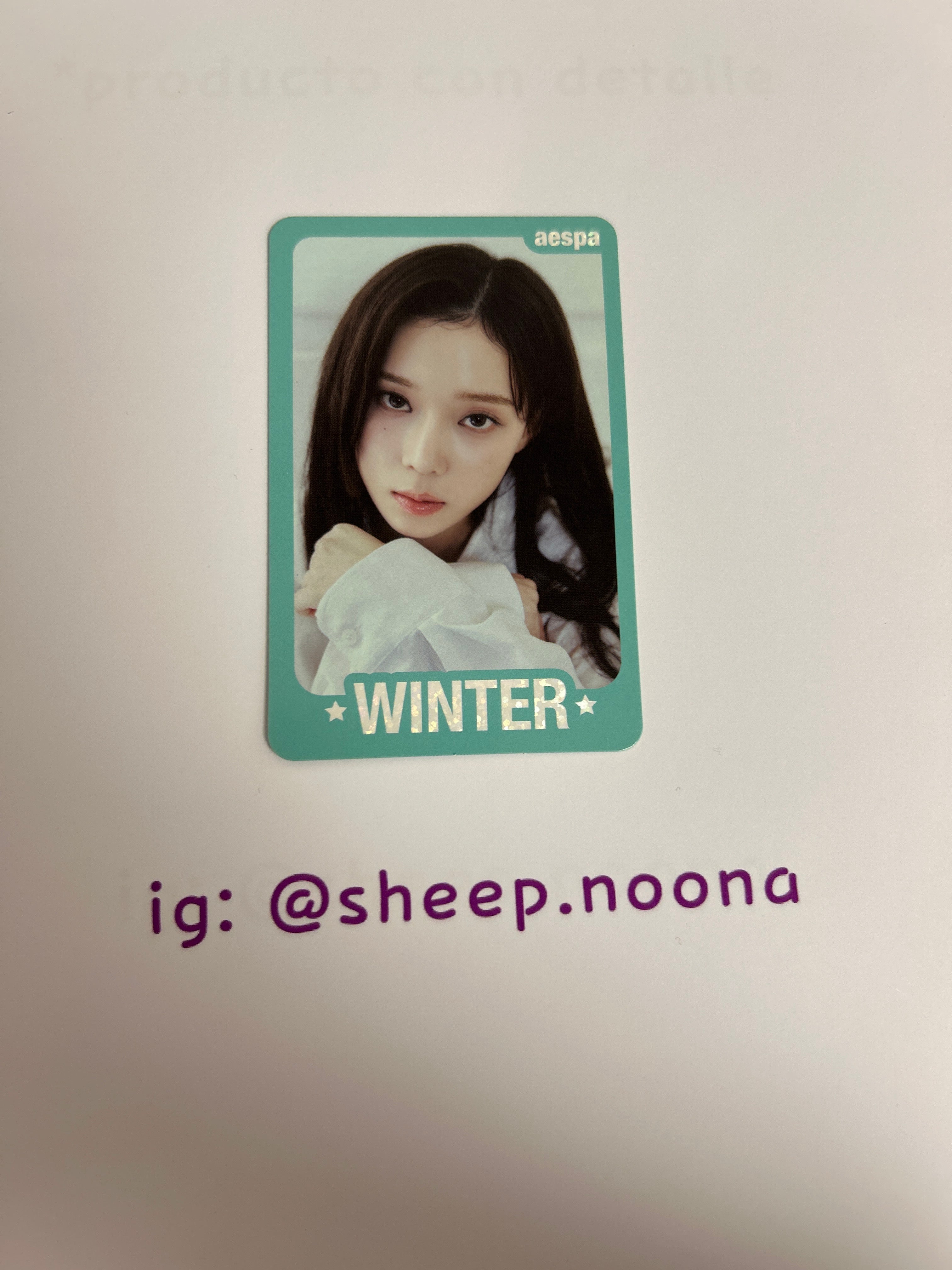 Photocards Winter Aespa