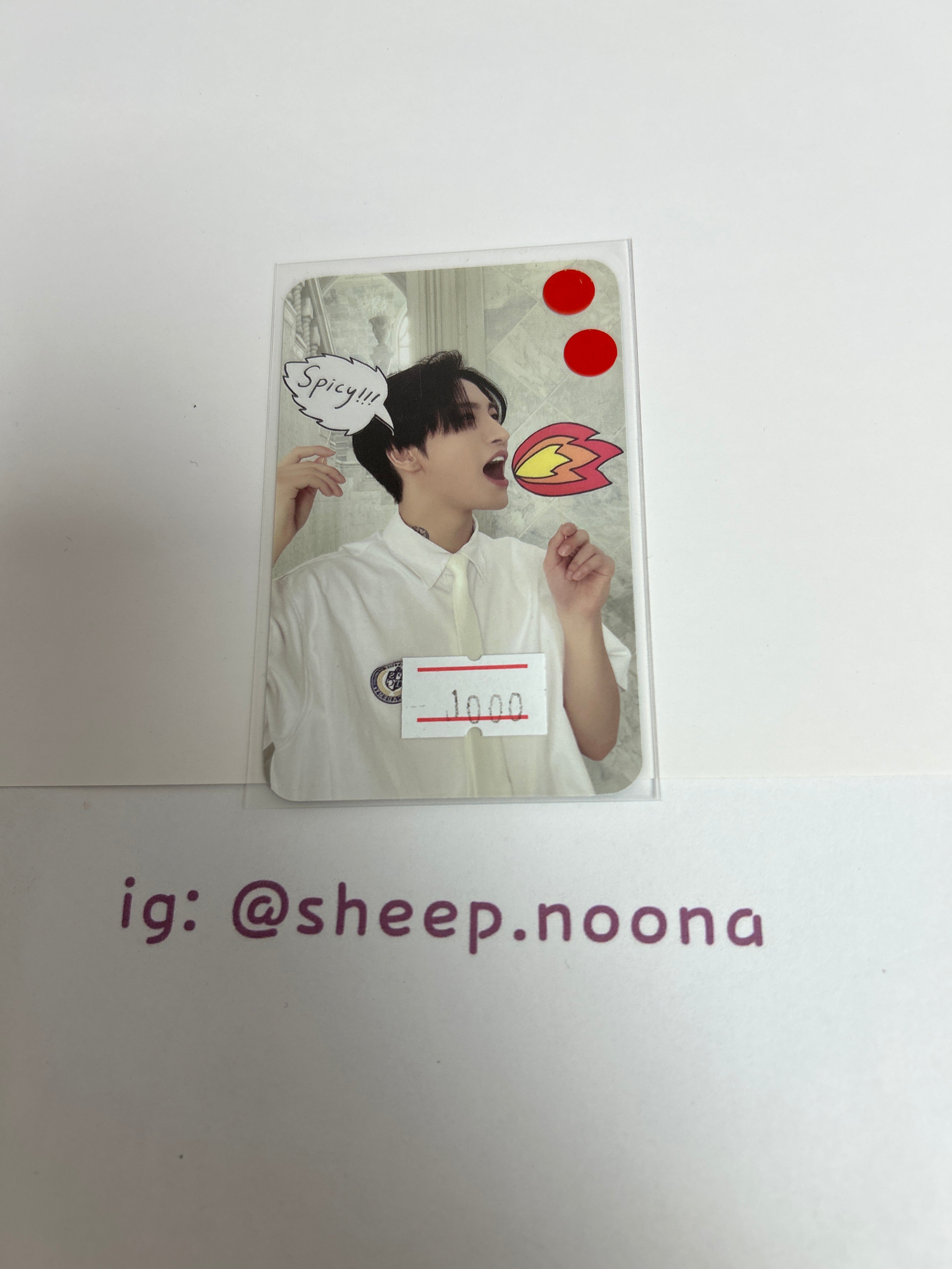 Photocards Seonghwa Ateez