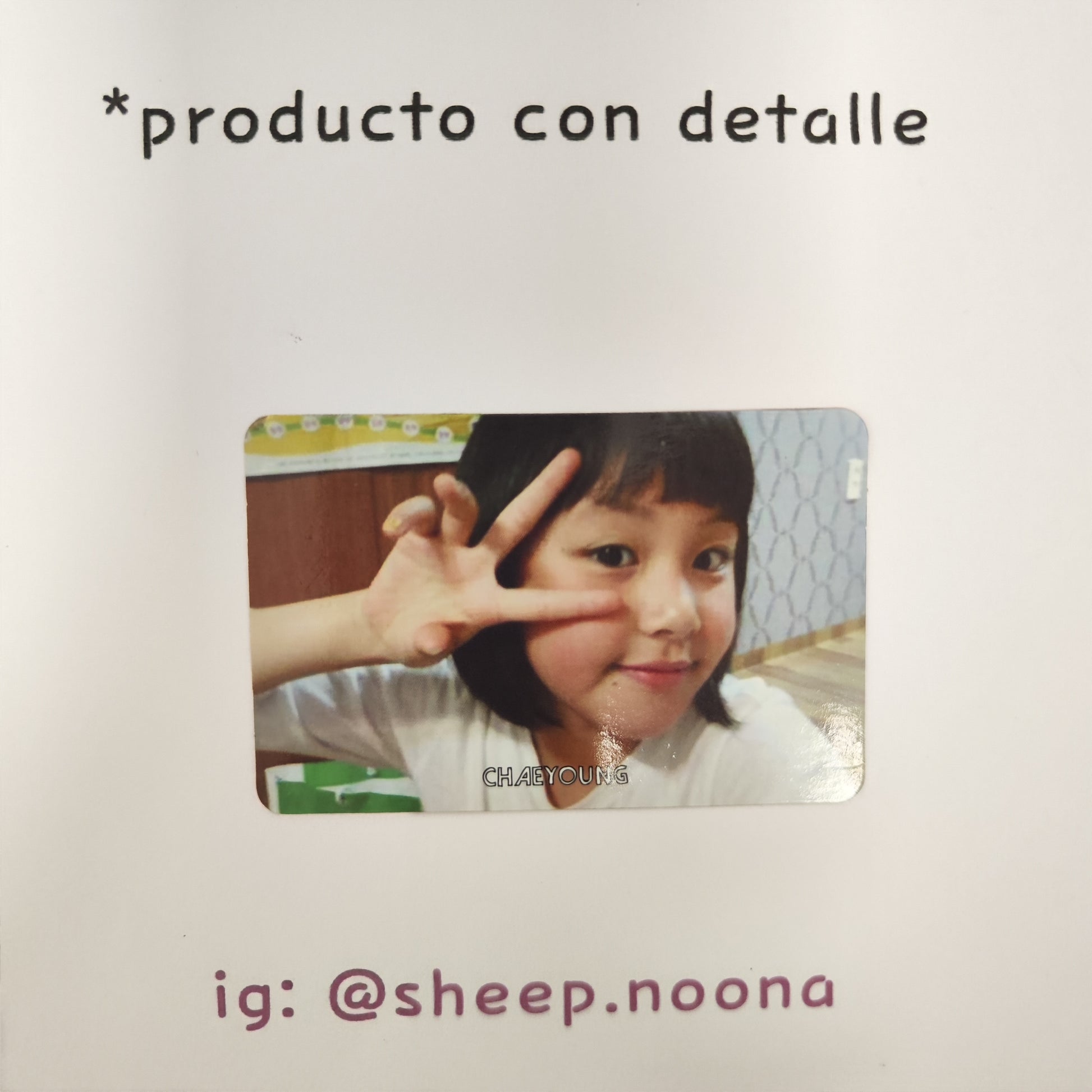 Photocards Chaeyoung Twice