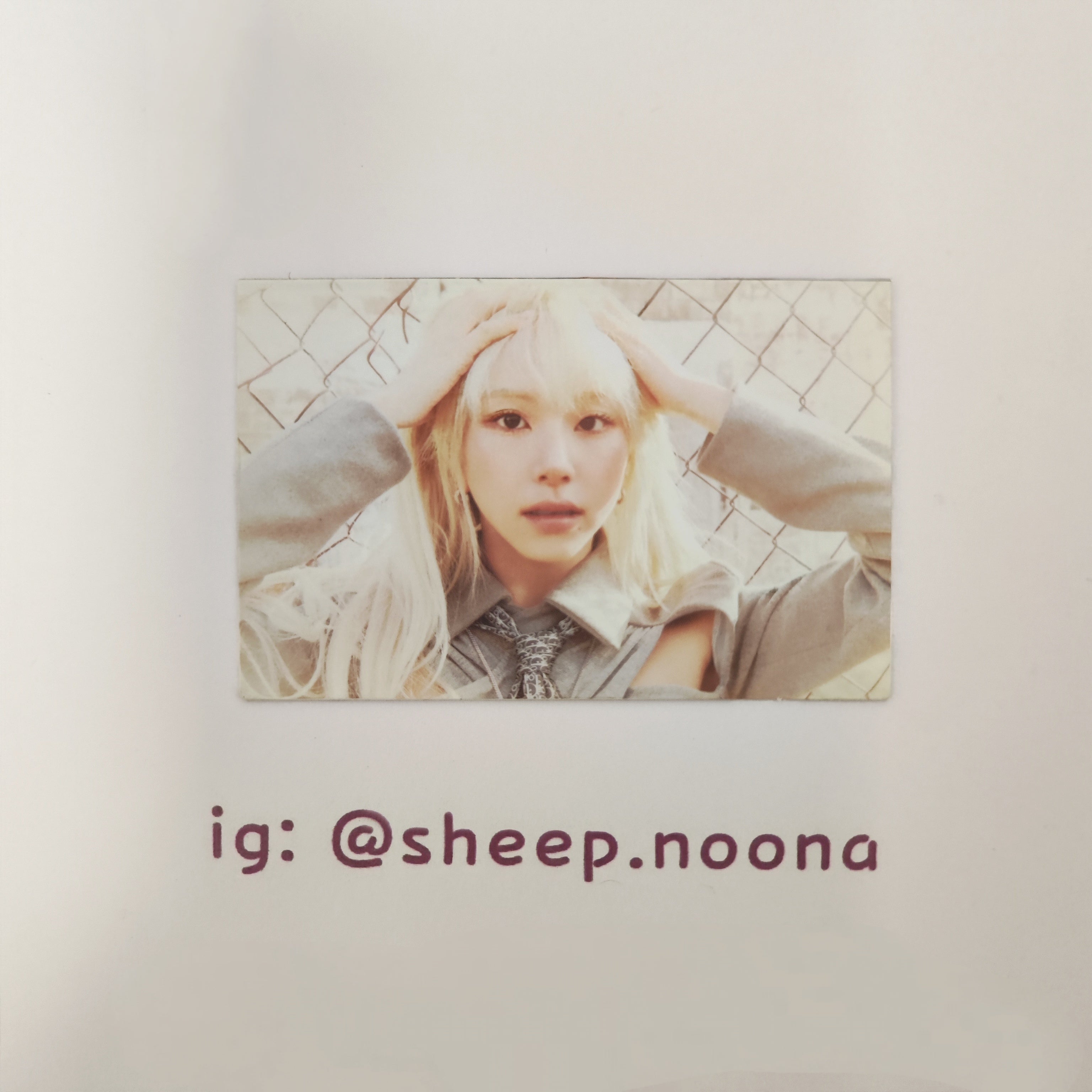 Photocards Chaeyoung Twice