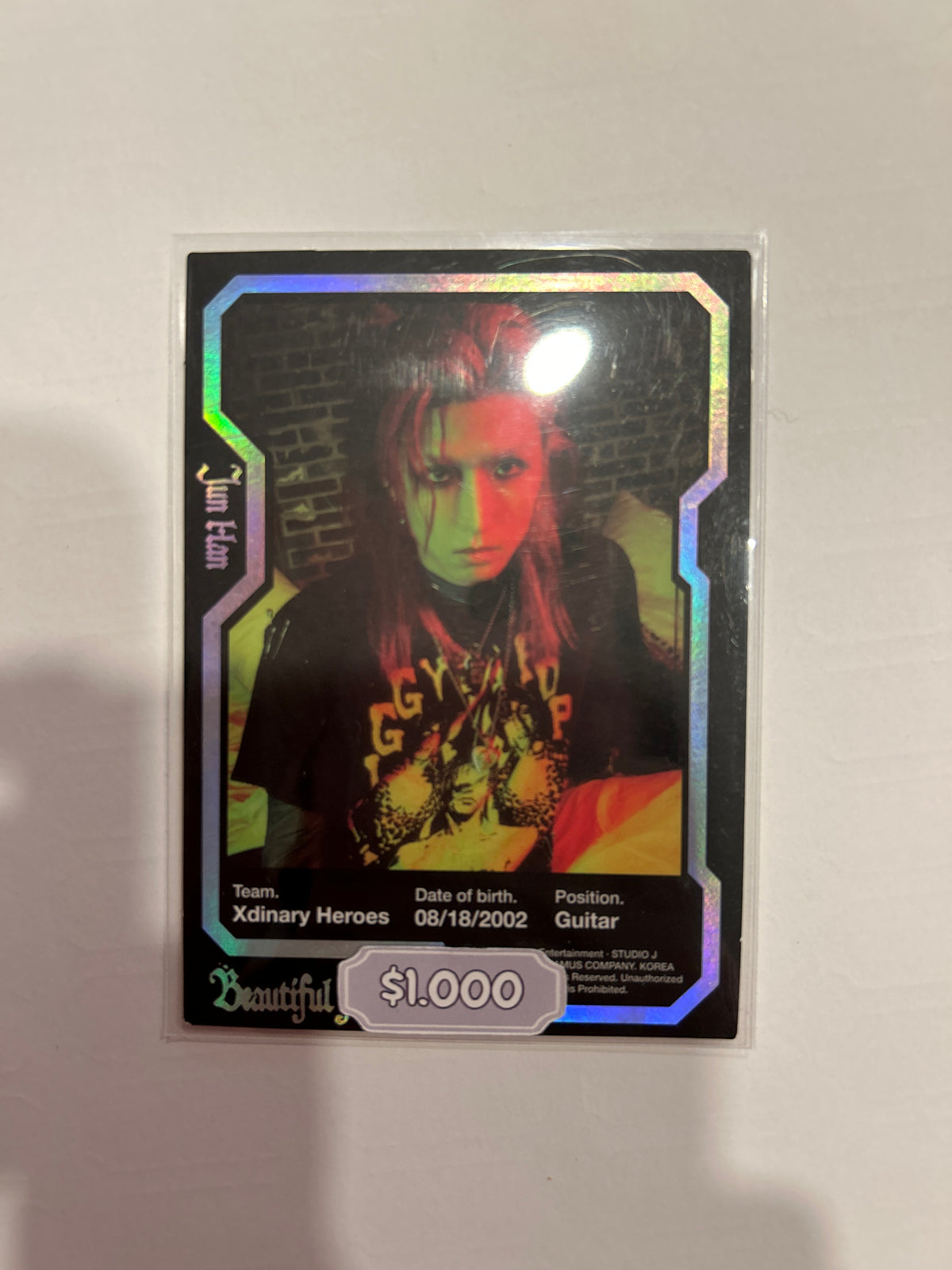 Photocards Junhan Xdinary Heroes