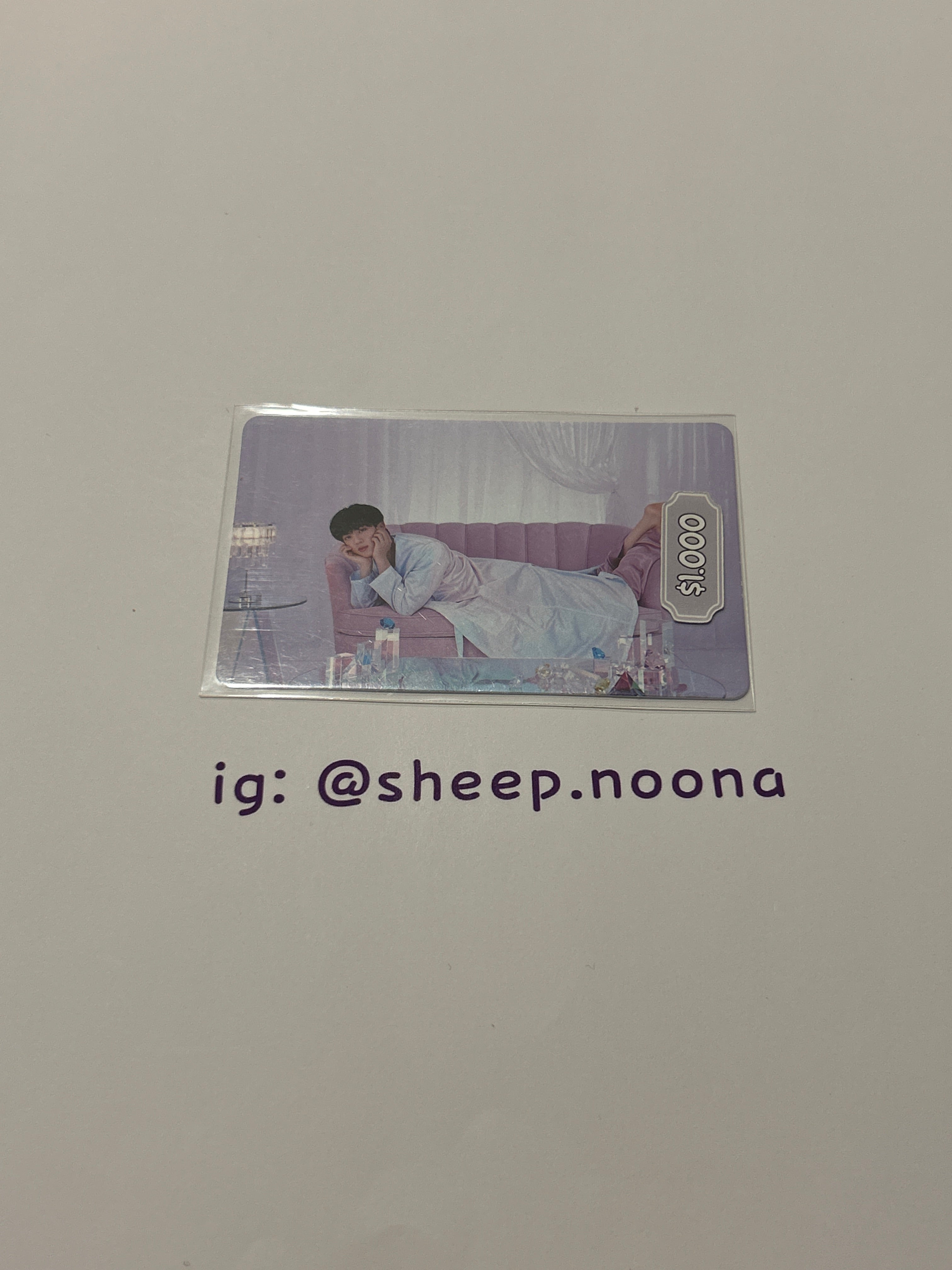 Photocards Jin BTS