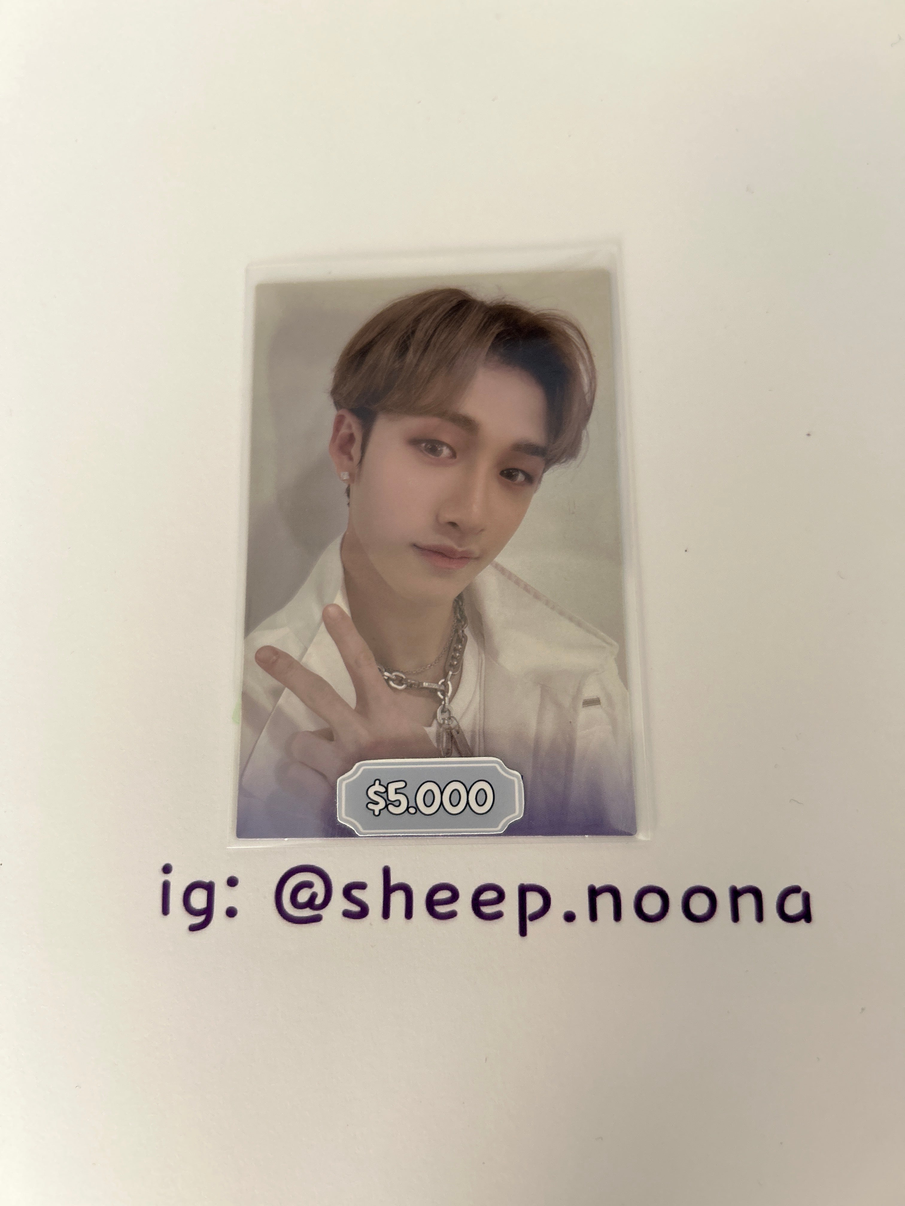 Photocards Bangchan SKZ