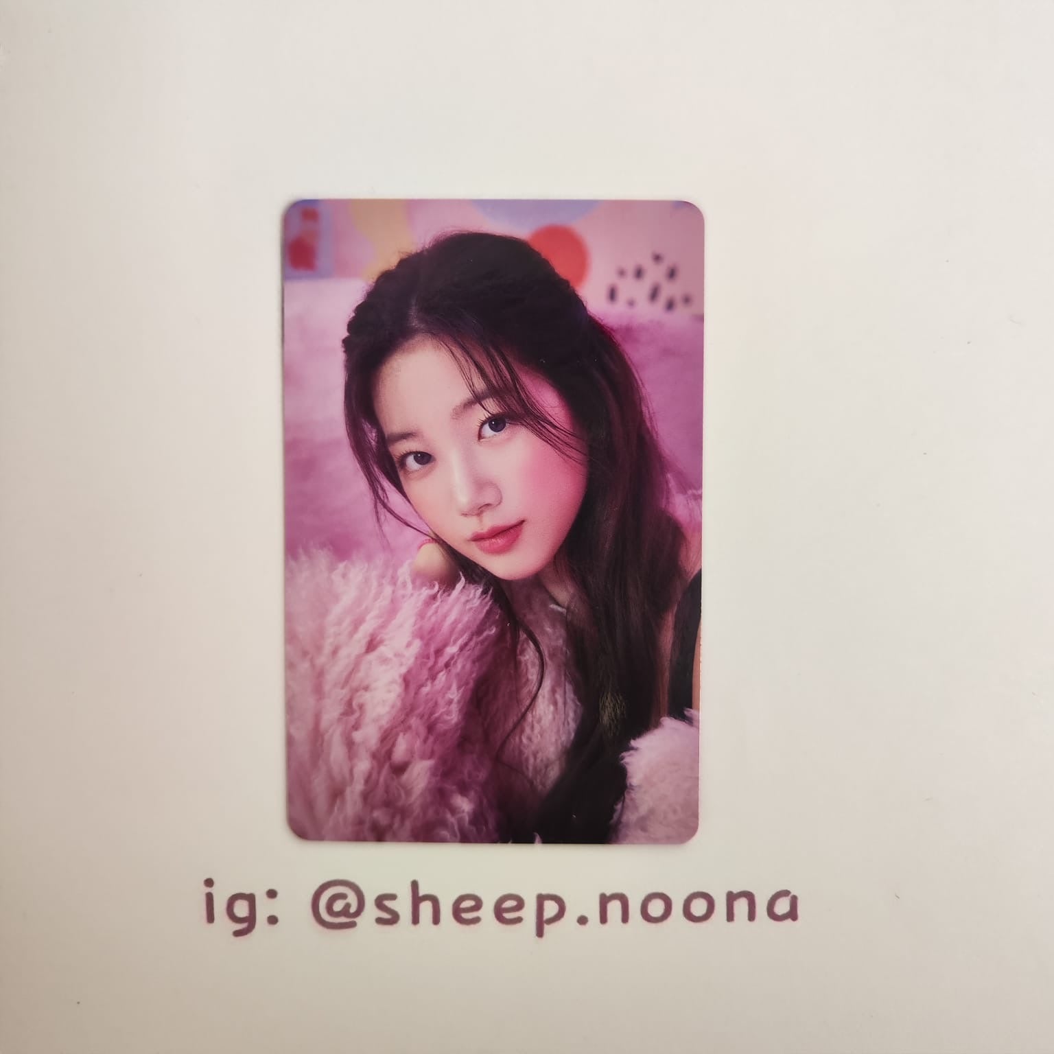 Photocard Kazuha Le Sserafim