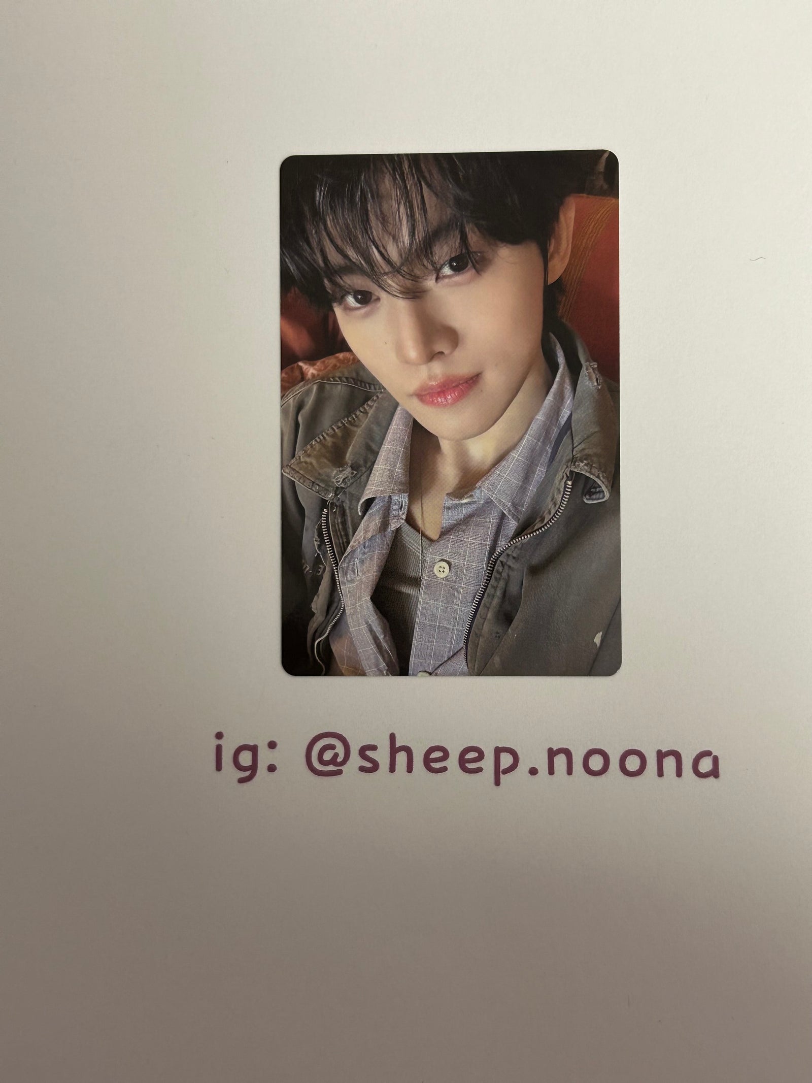 Photocards Minwook CLOSE YOUR EYES