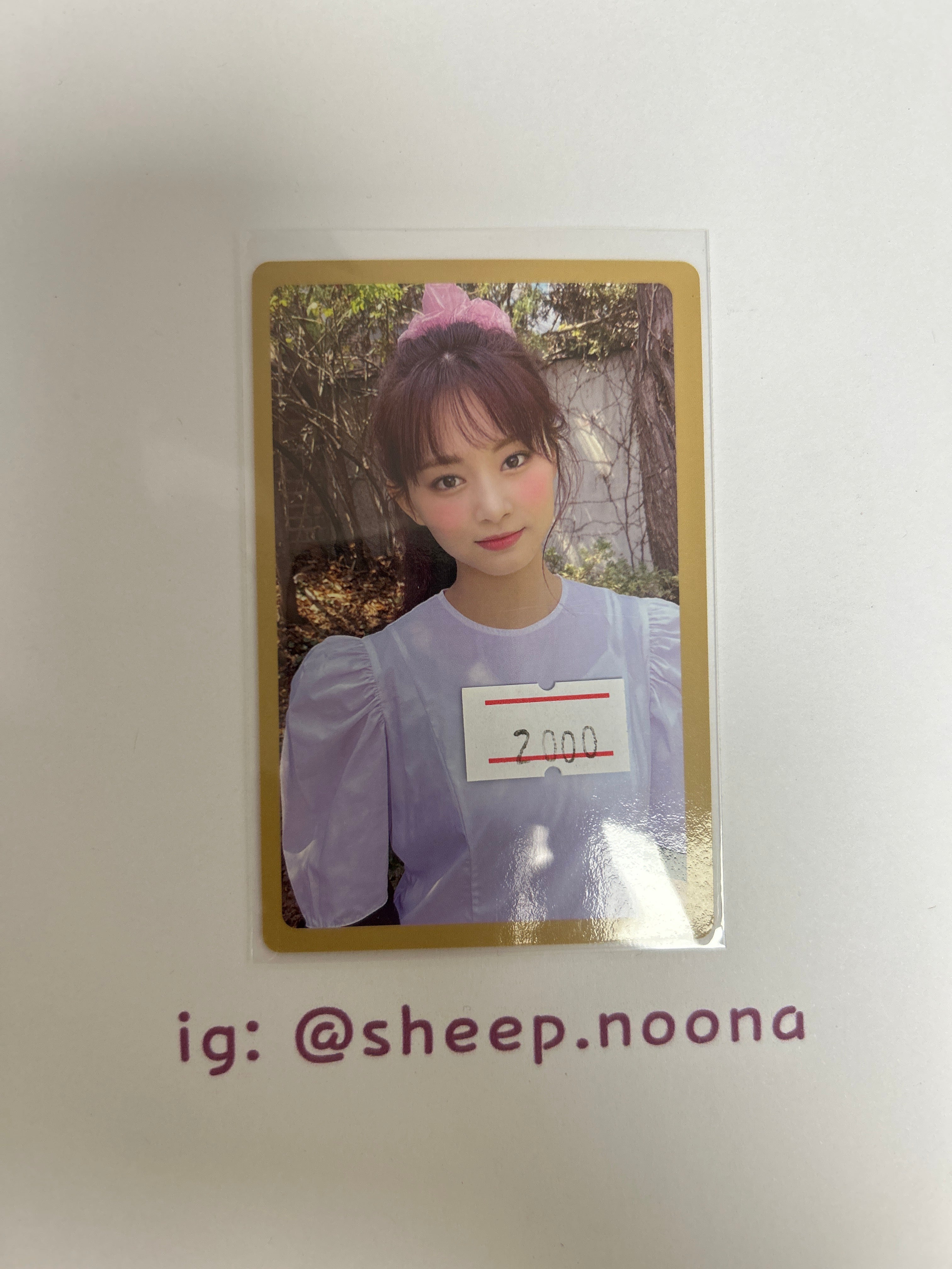 Photocards Tzuyu Twice
