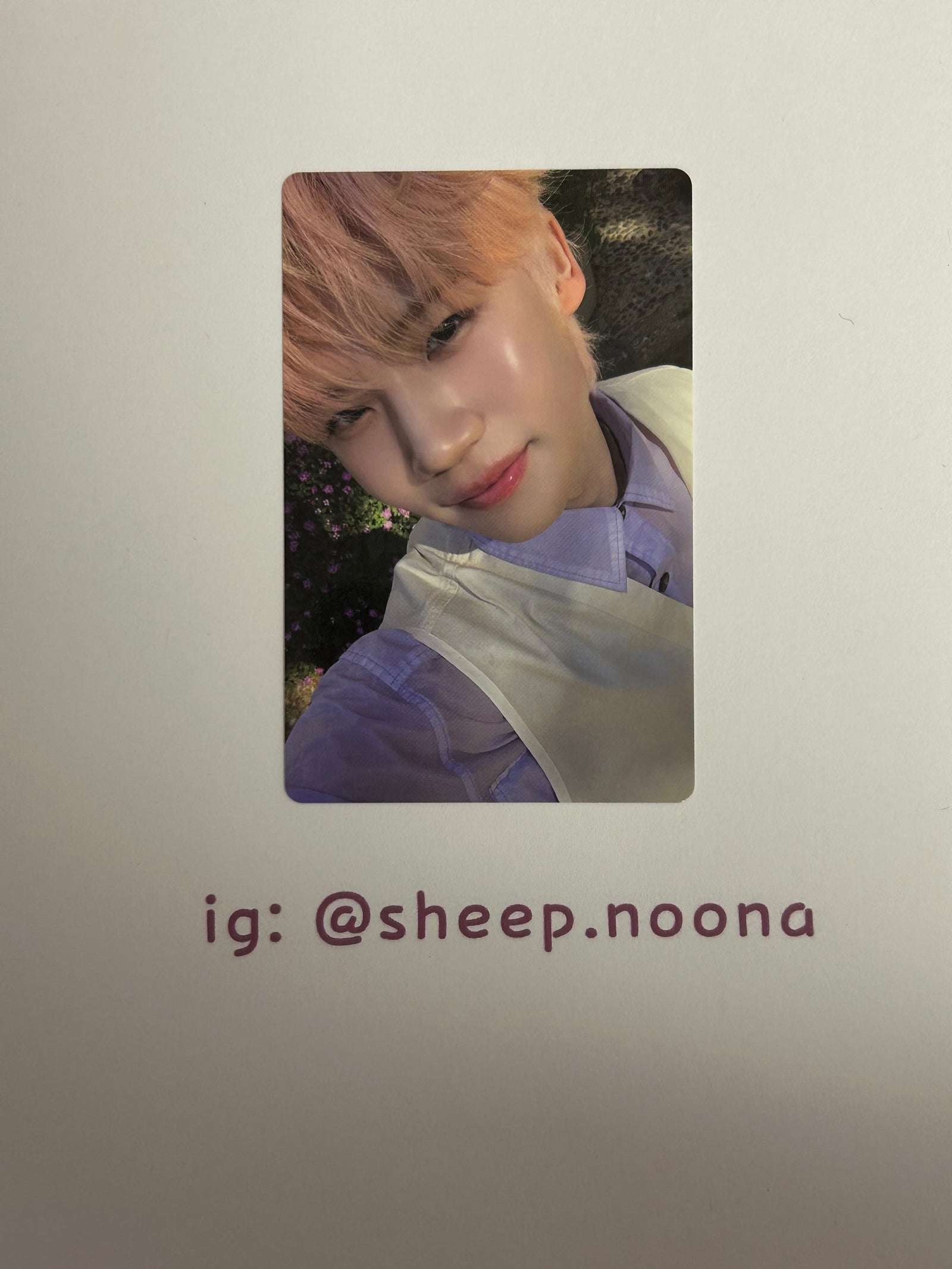 Photocards Kenshin CLOSE YOUR EYES