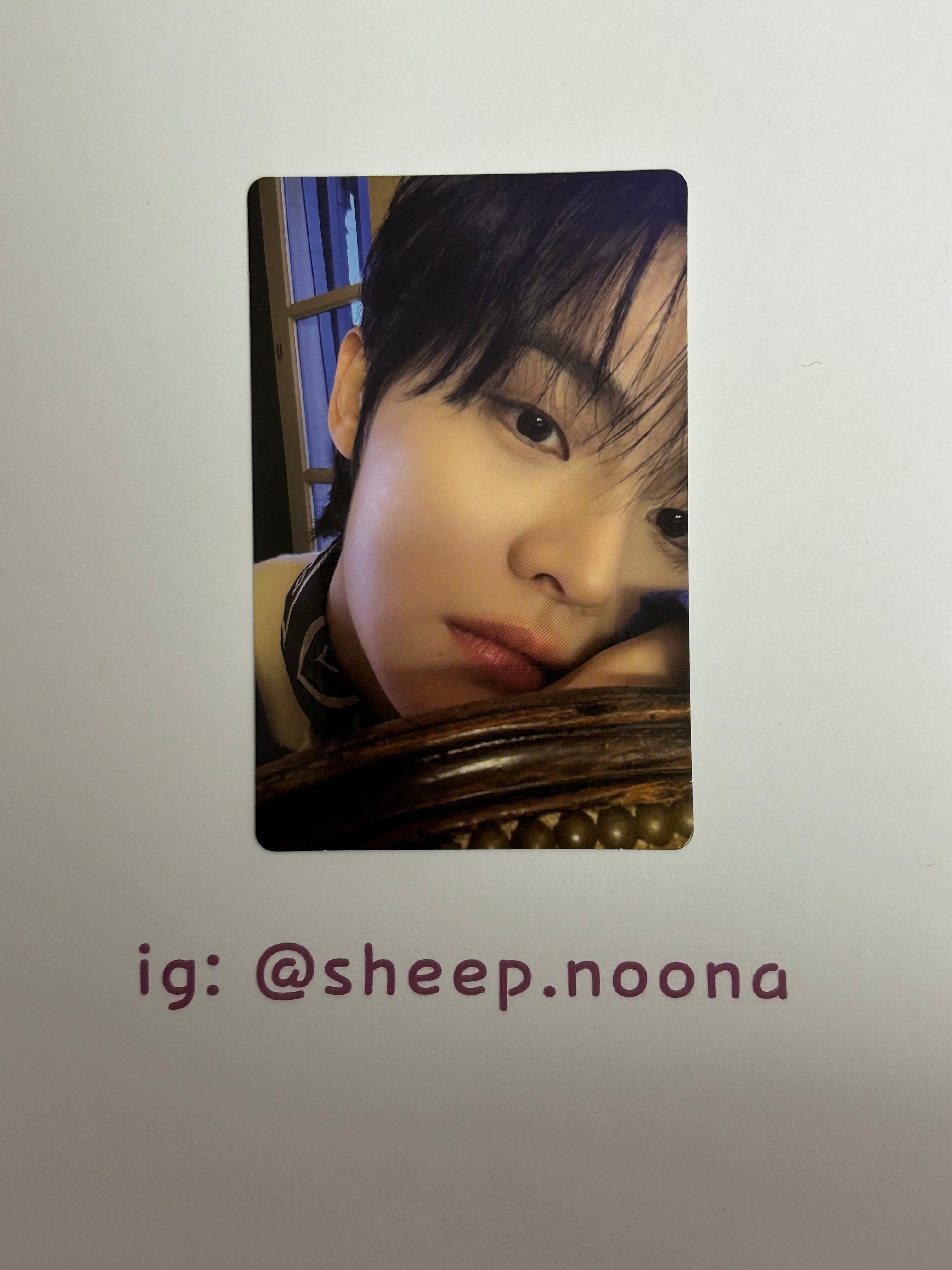 Photocards Minwook CLOSE YOUR EYES