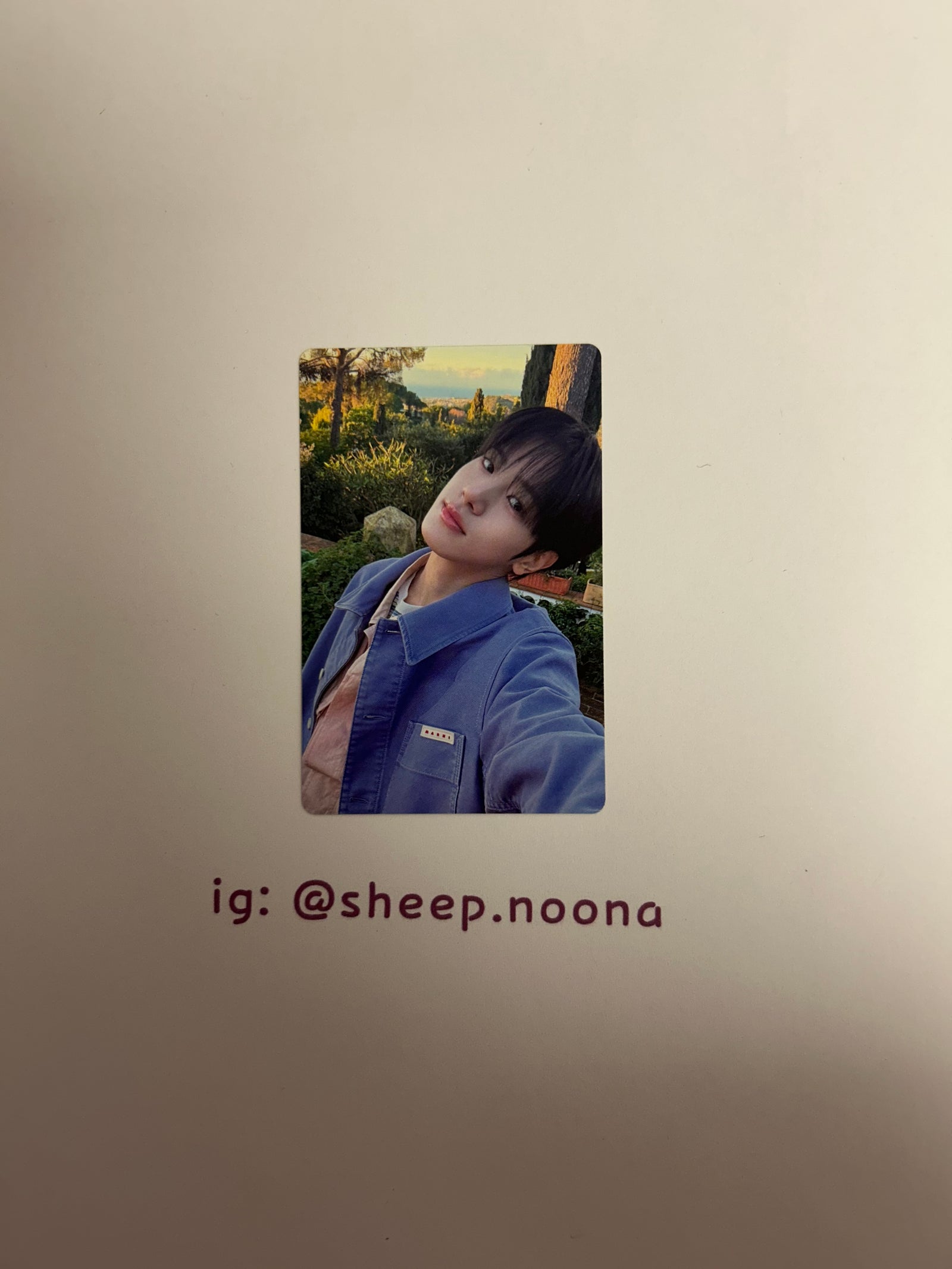 Photocards Seungho CLOSE YOUR EYES