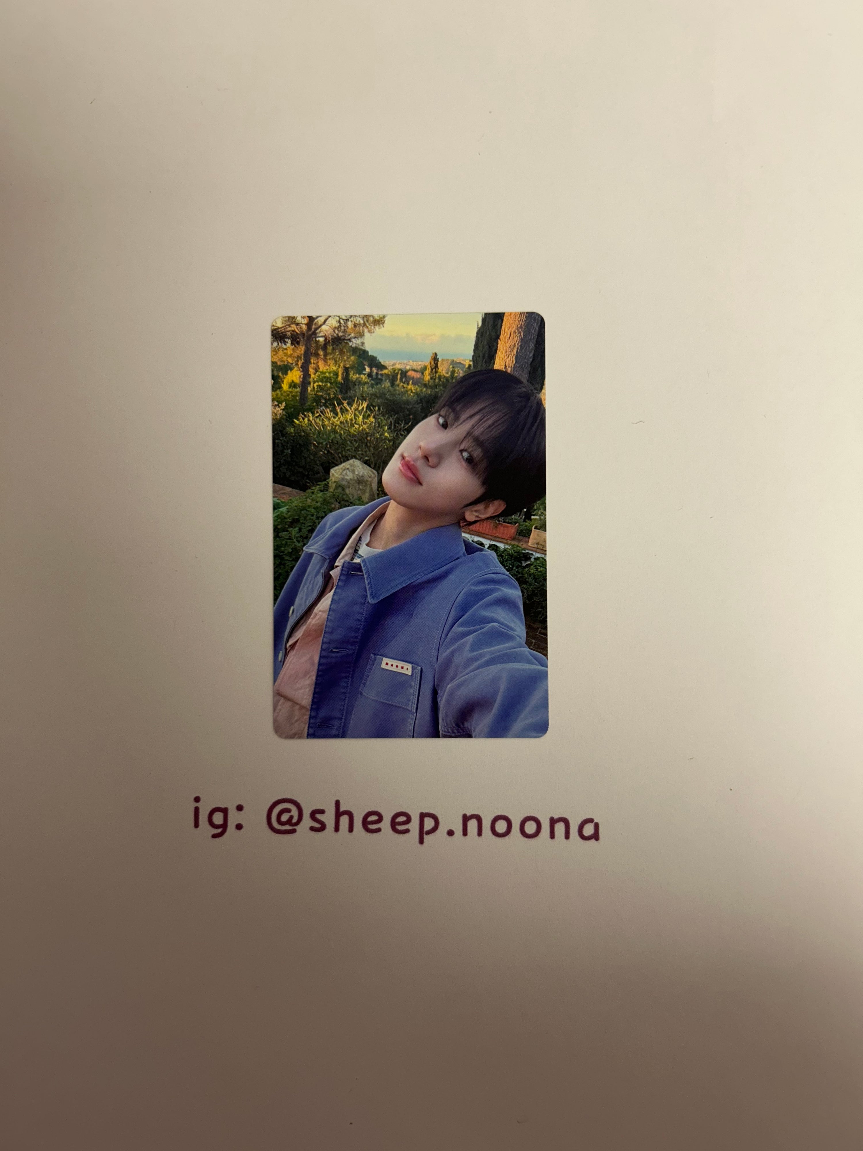 Photocards Seungho CLOSE YOUR EYES