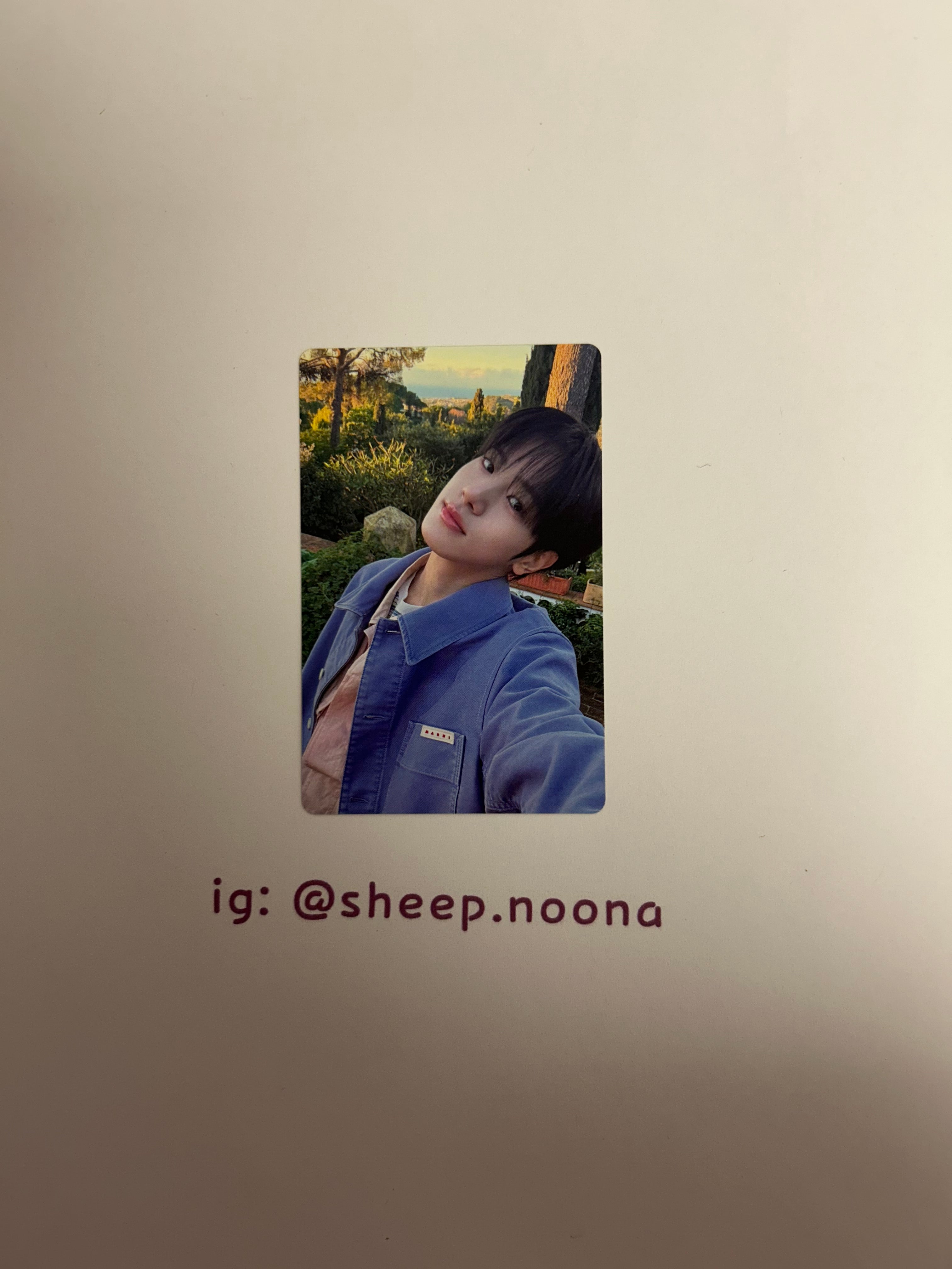 Photocards Seungho CLOSE YOUR EYES