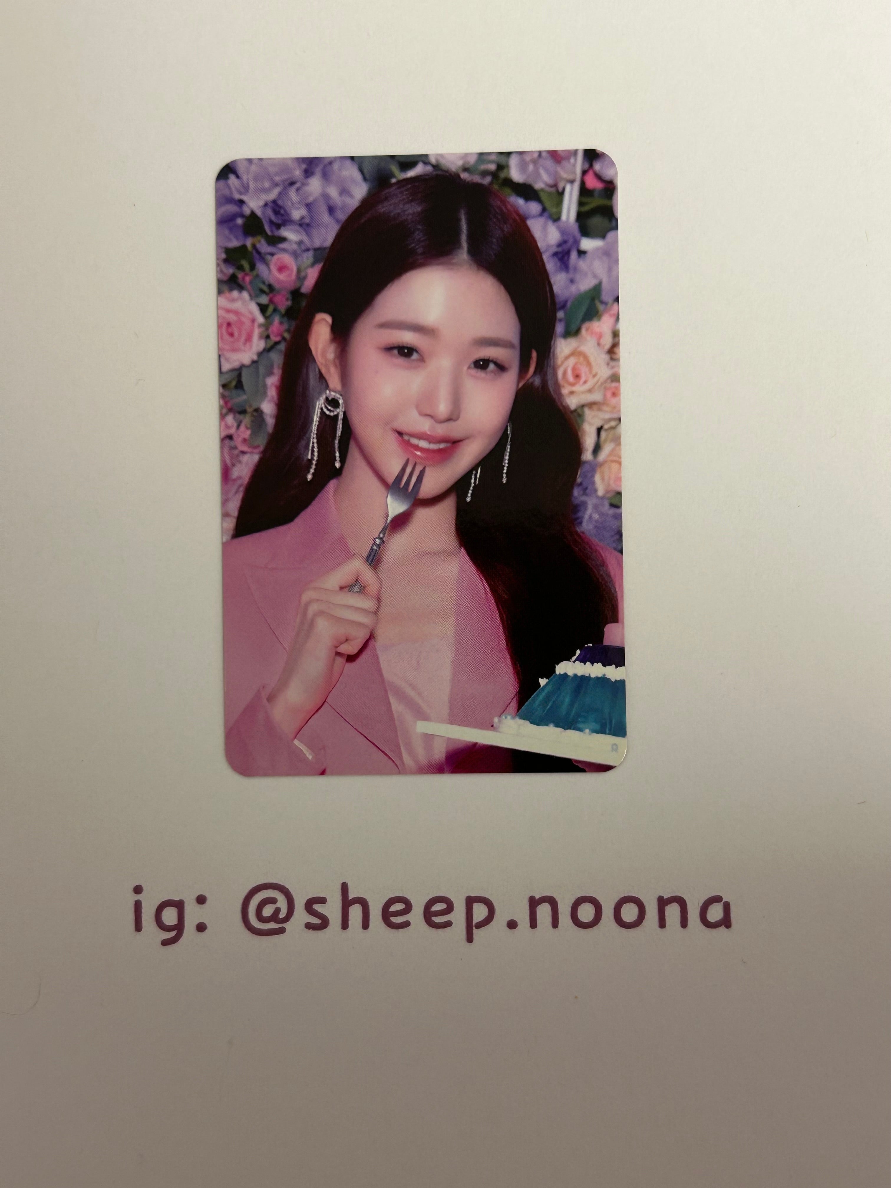 Photocard Wonyoung Ive