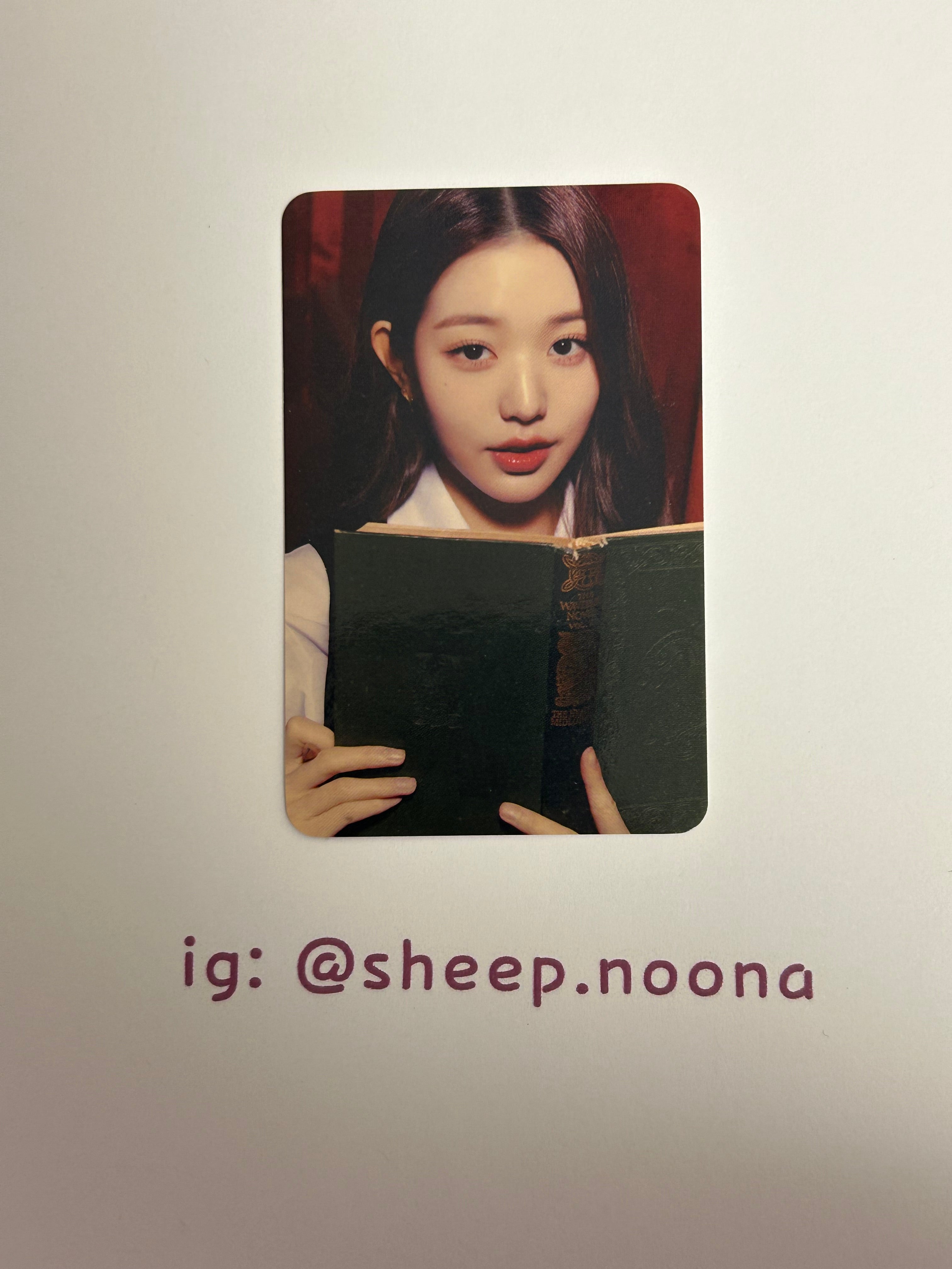 Photocard Wonyoung Ive