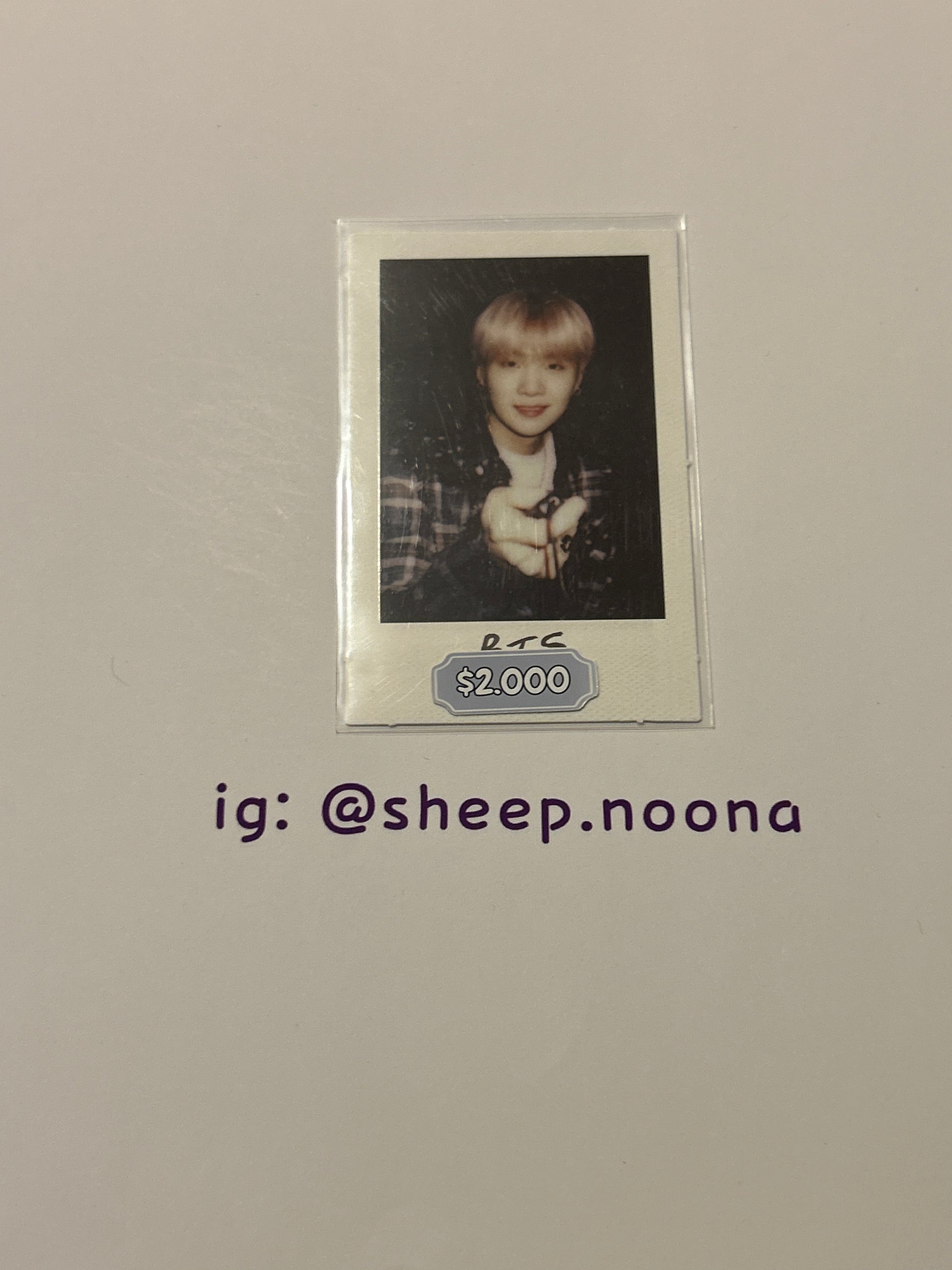Photocards Suga BTS