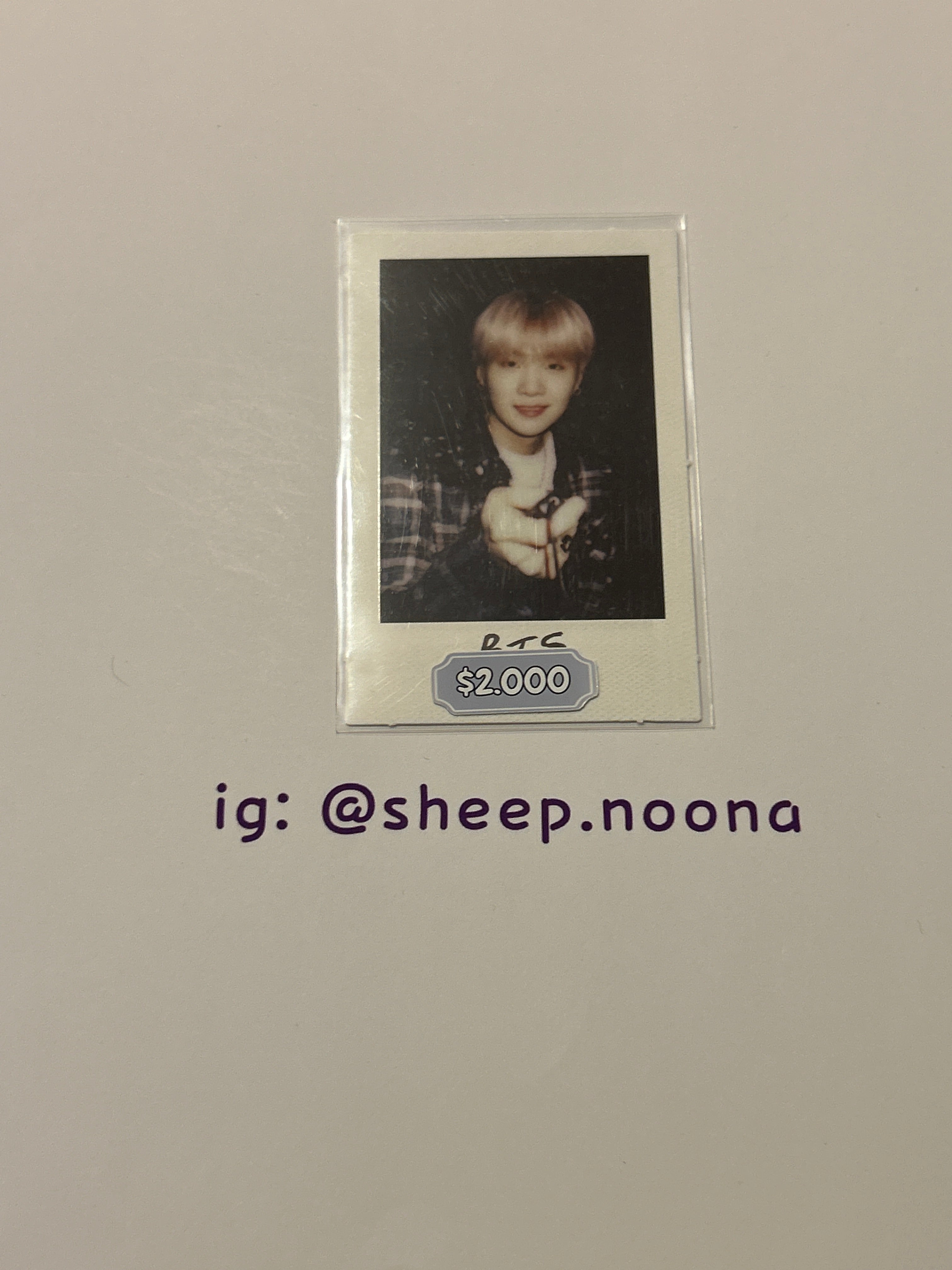 Photocards Suga BTS