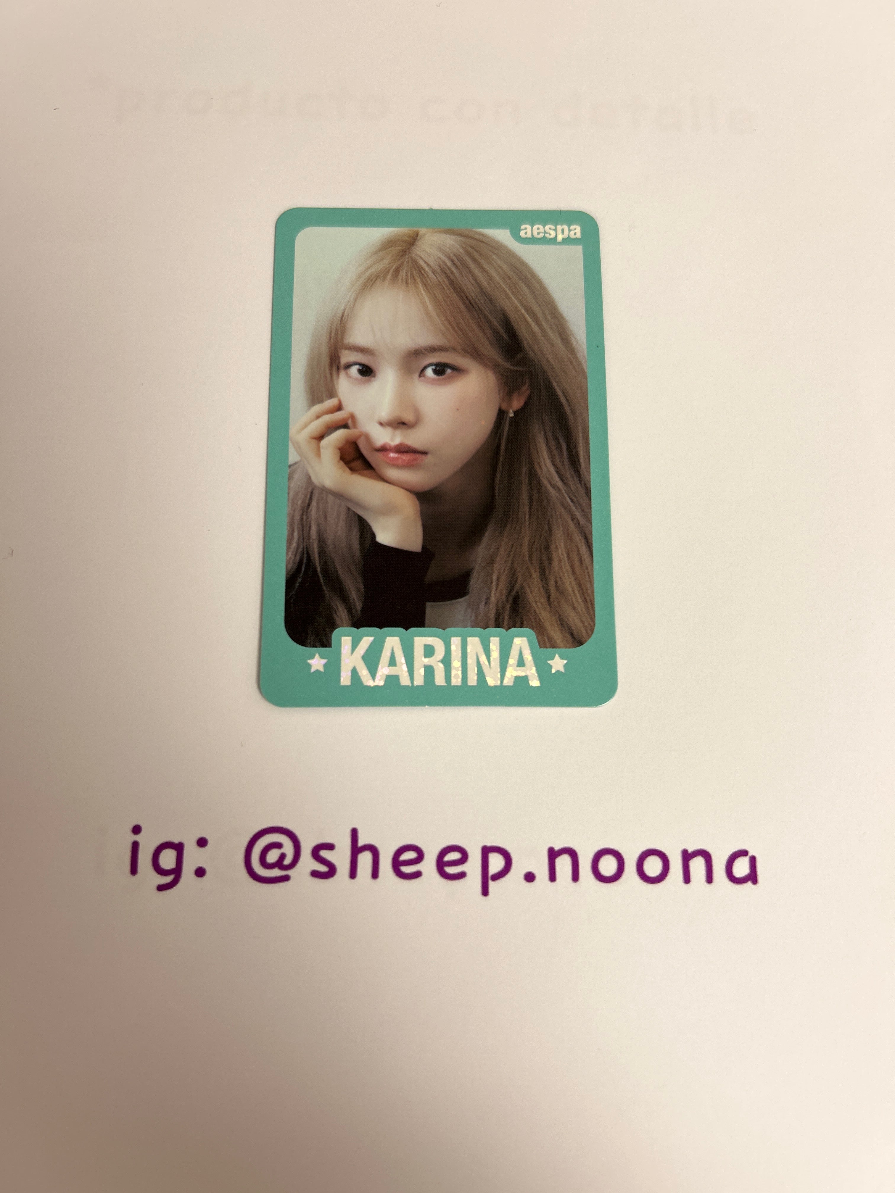 Photocards Karina Aespa