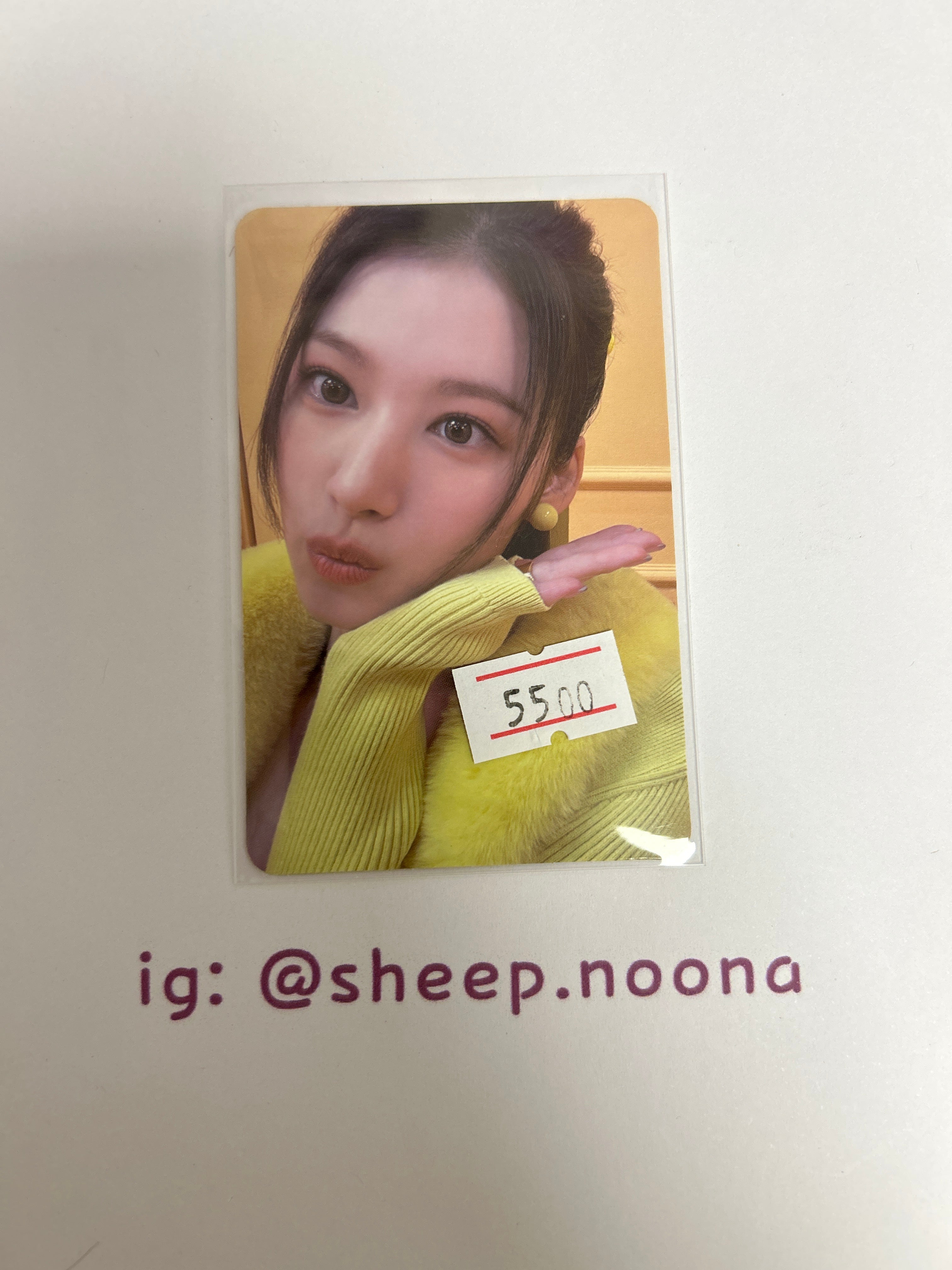 Photocard Sana Twice