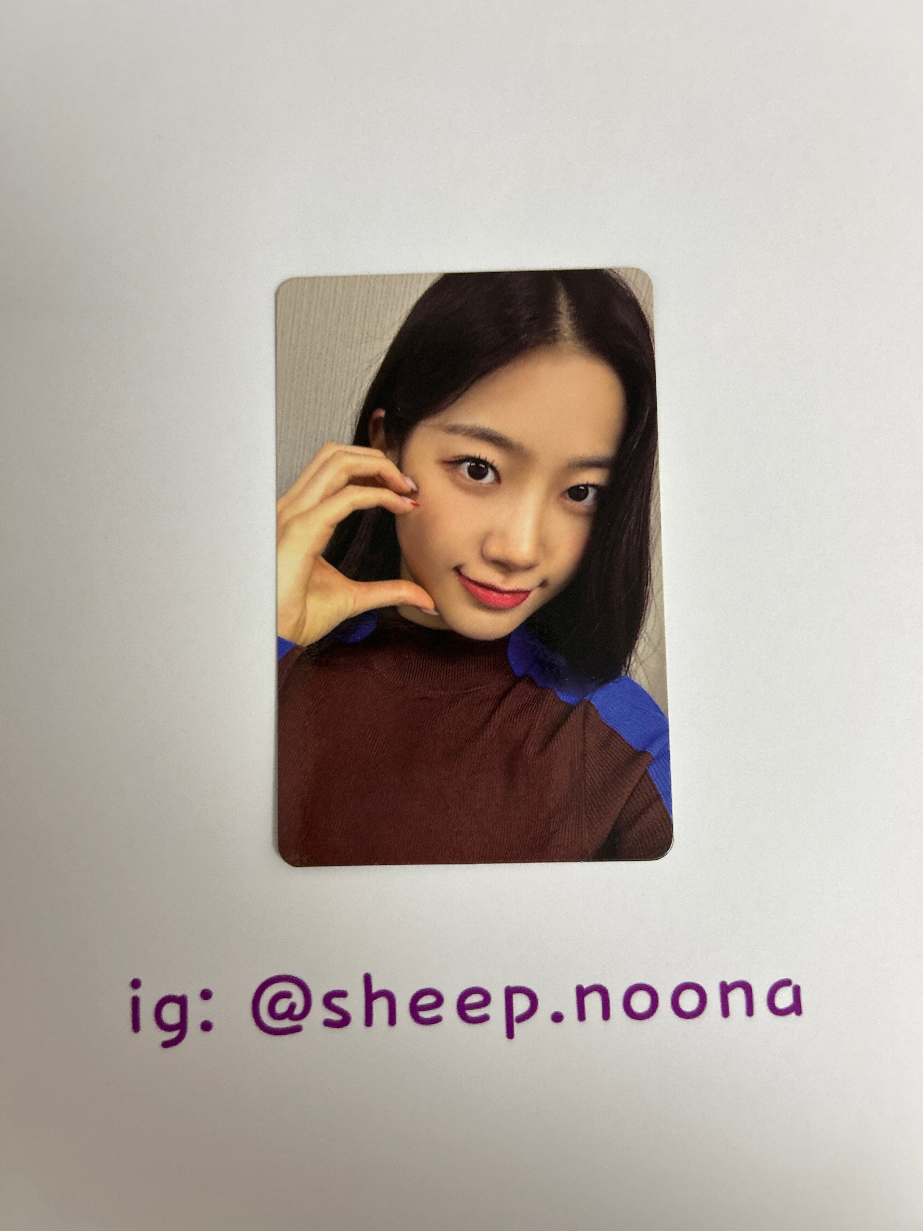 Photocard Kazuha Le Sserafim