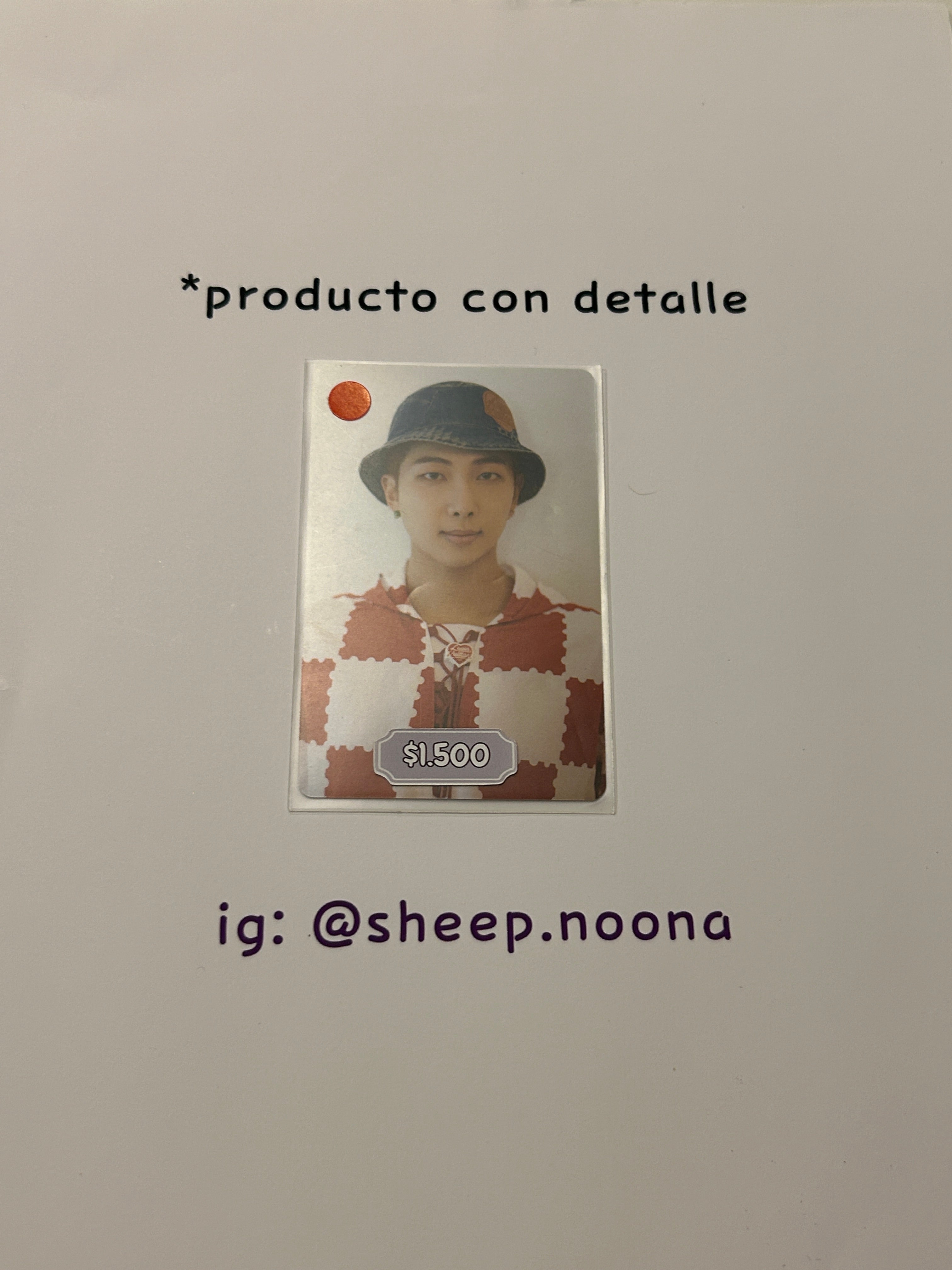 Photocard RM BTS