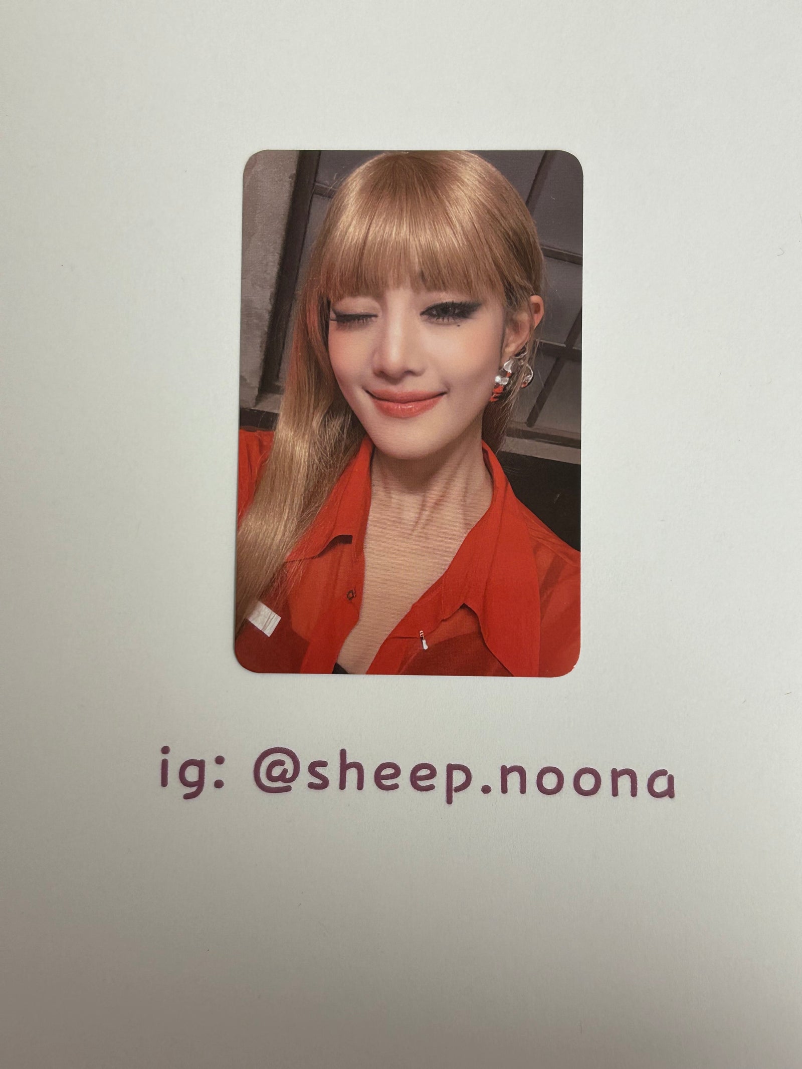 Photocards Minnie G-Idle