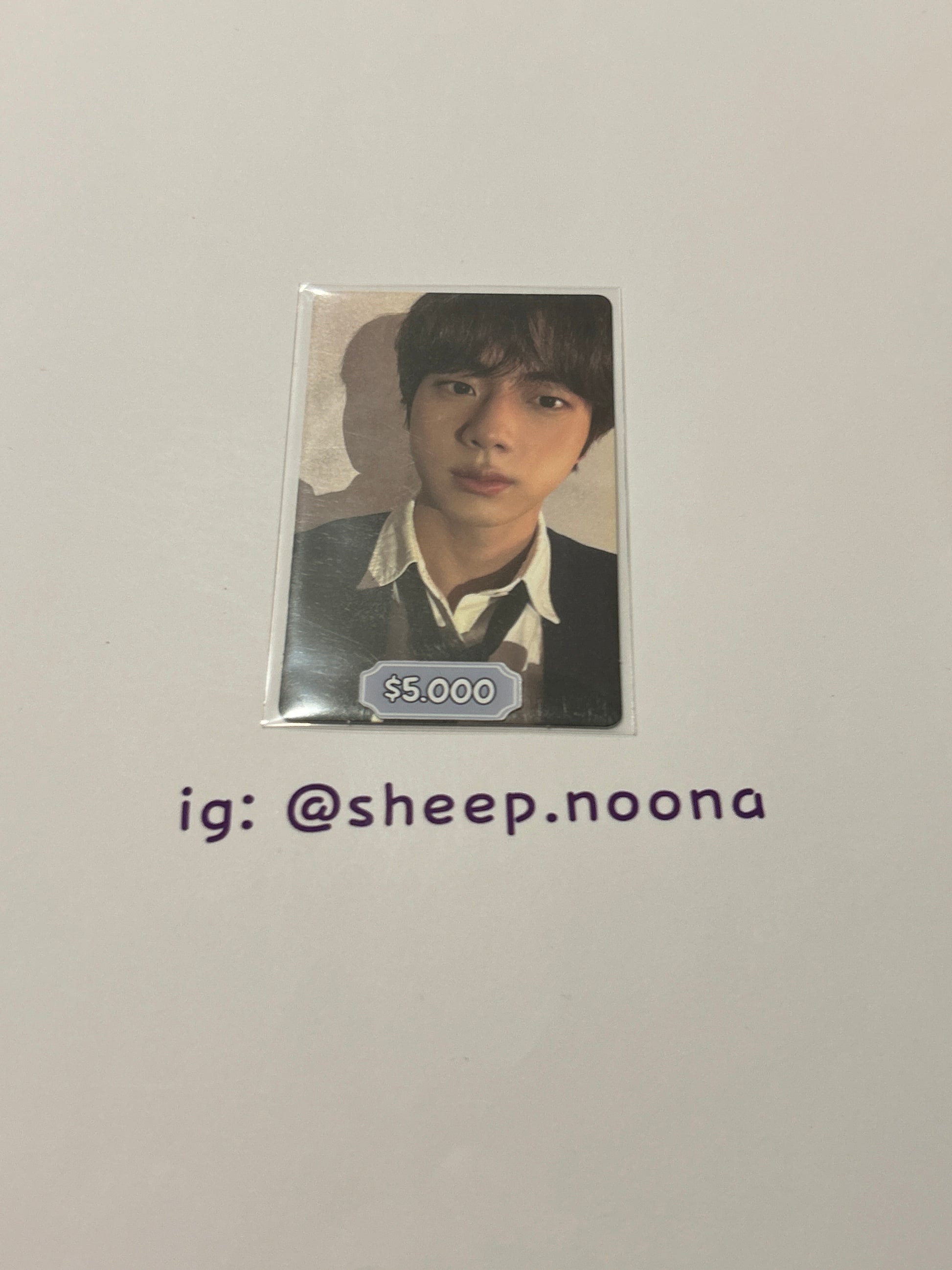 Photocards Jin BTS