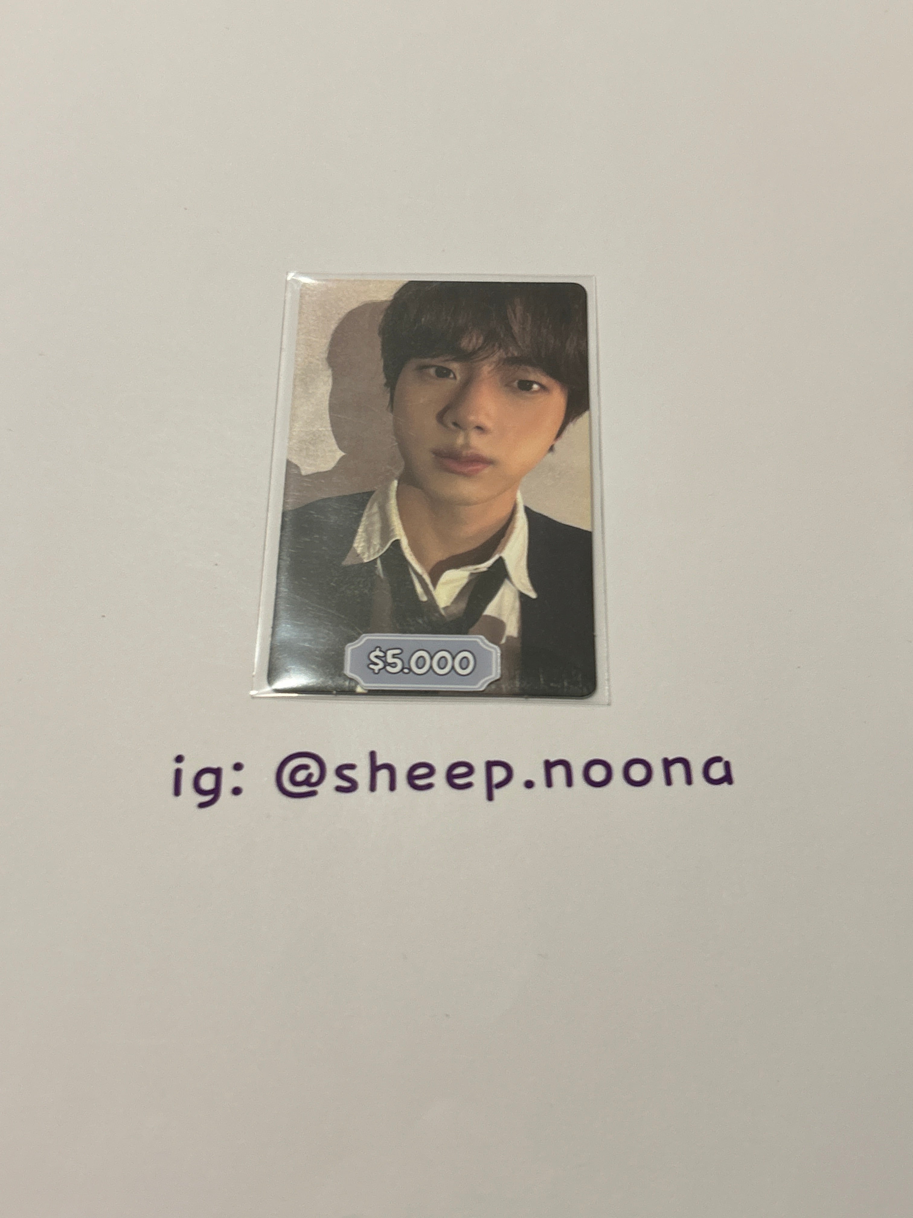 Photocards Jin BTS
